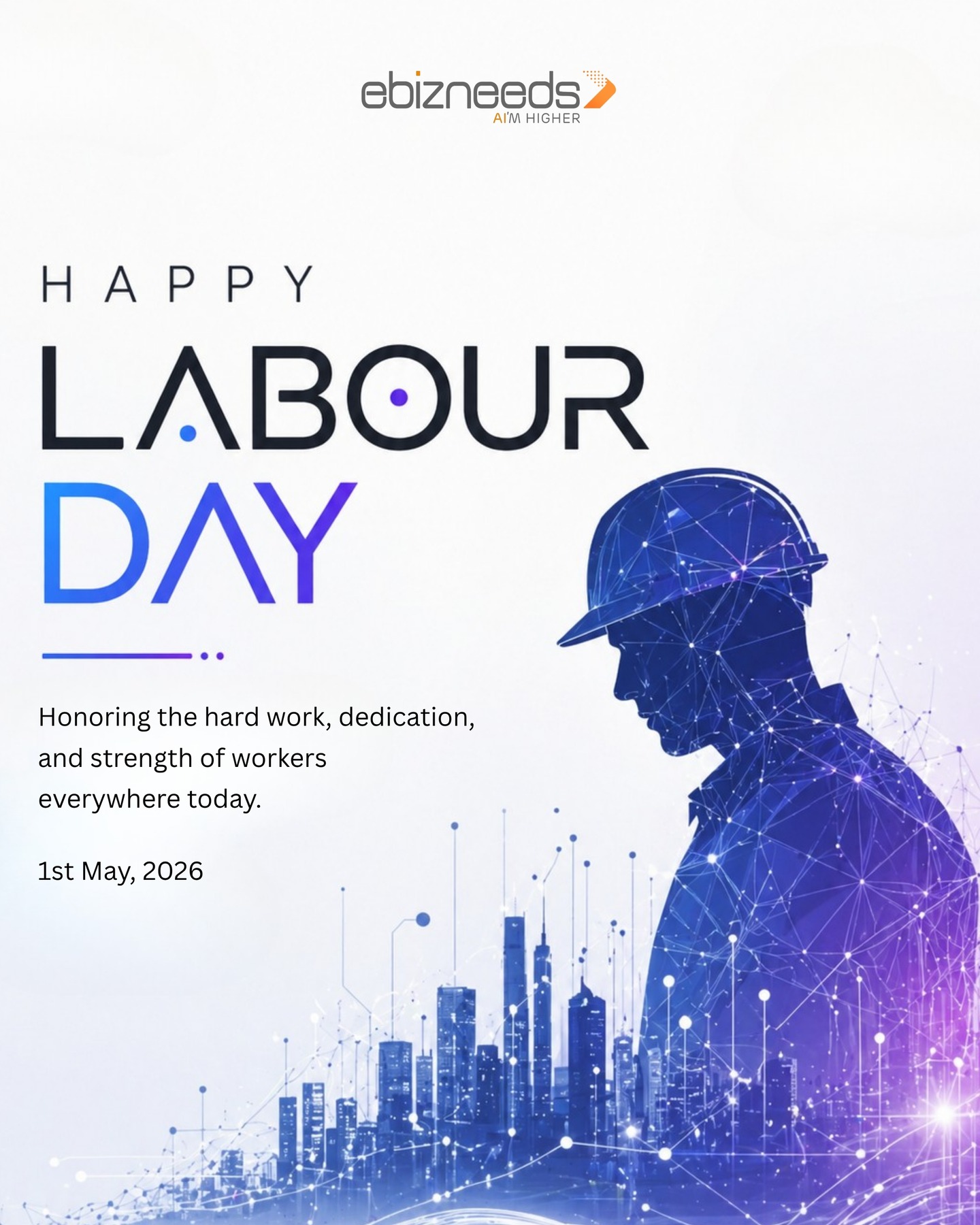 Behind every line of code, every solution delivered, and every milestone achieved - there’s dedication and hard work.
Today, we celebrate the people who make it all possible.
Happy International Labour Day!
#InternationalLabourDay #eBizneeds #TechLife #WorkCulture #Innovation #RespectWork #TeamWork