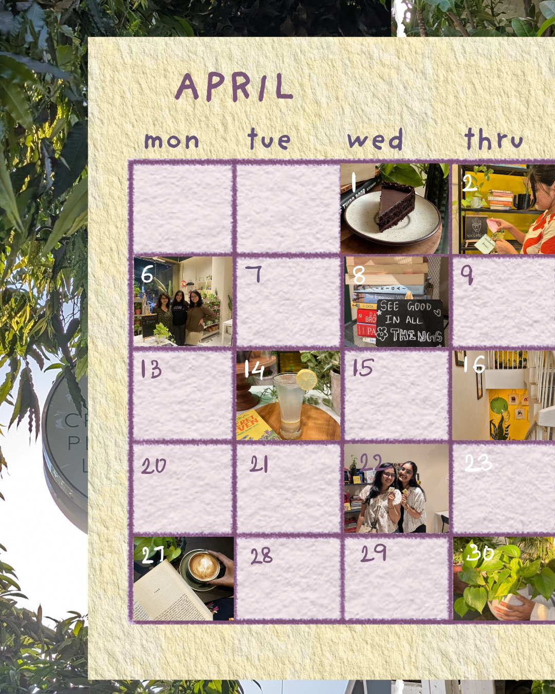 April, you were soft, chaotic & a little too fast 🌿✨
Here’s everything we loved 🤍
.
.
.
#crazyplanadycafe #aprildump #cafereels #cafevibes #cafeinahmedabad