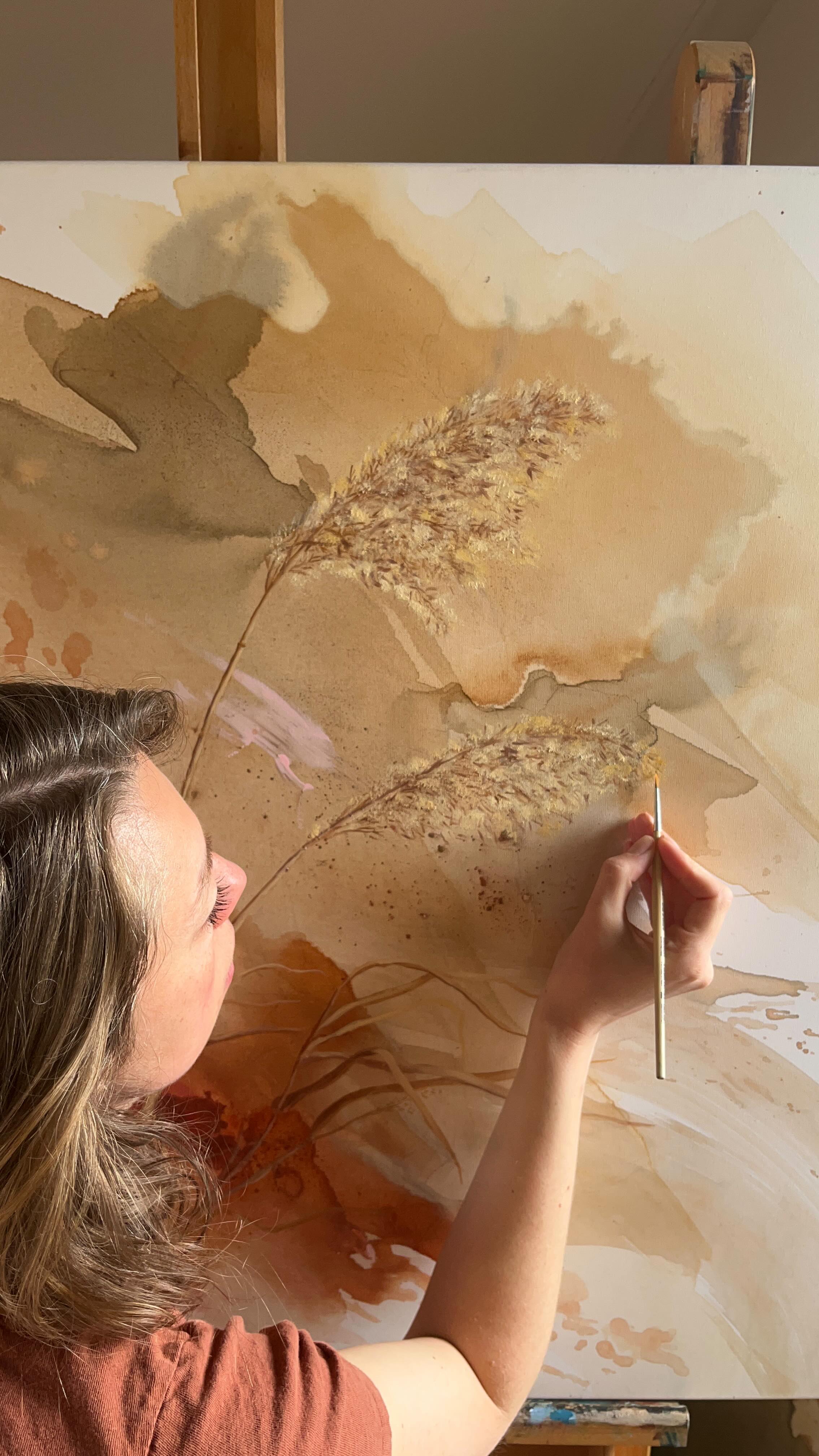 Welkom in m’n nieuwe atelier, met uitzicht op velden en weilanden 🥹😊! Dat vraagt om een nieuw schilderij natuurlijk. Kwasten, water, verf en een doek en … schilderen! Kijk mee wat het gaat worden 🌾🧑🎨.
#schilderij #atelier #schilderen #natuurschilderij #kunstenaar