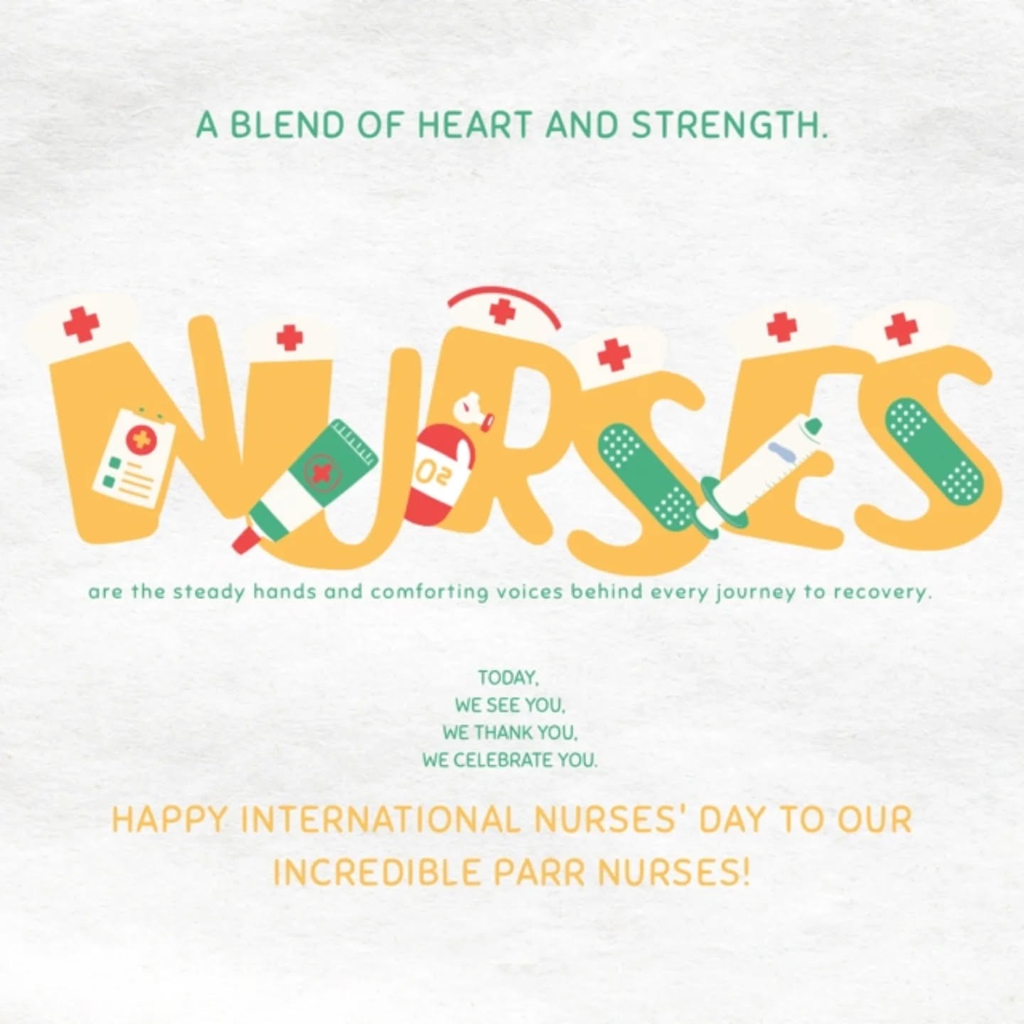 Today, we celebrate the hands that heal, the voices that comfort, and the dedication that never wavers. Our nurses show up every day with compassion, resilience, and an unwavering commitment to careāand it does not go unnoticed.
To our incredible nurses: we see you, we appreciate you, and we thank you for everything you do. You make a difference in more lives than youāll ever know.
Happy Nurses Appreciation Week! š©ŗāØ
#NursesWeek #ThankYouNurses #HealthcareHeroes #Gratitude