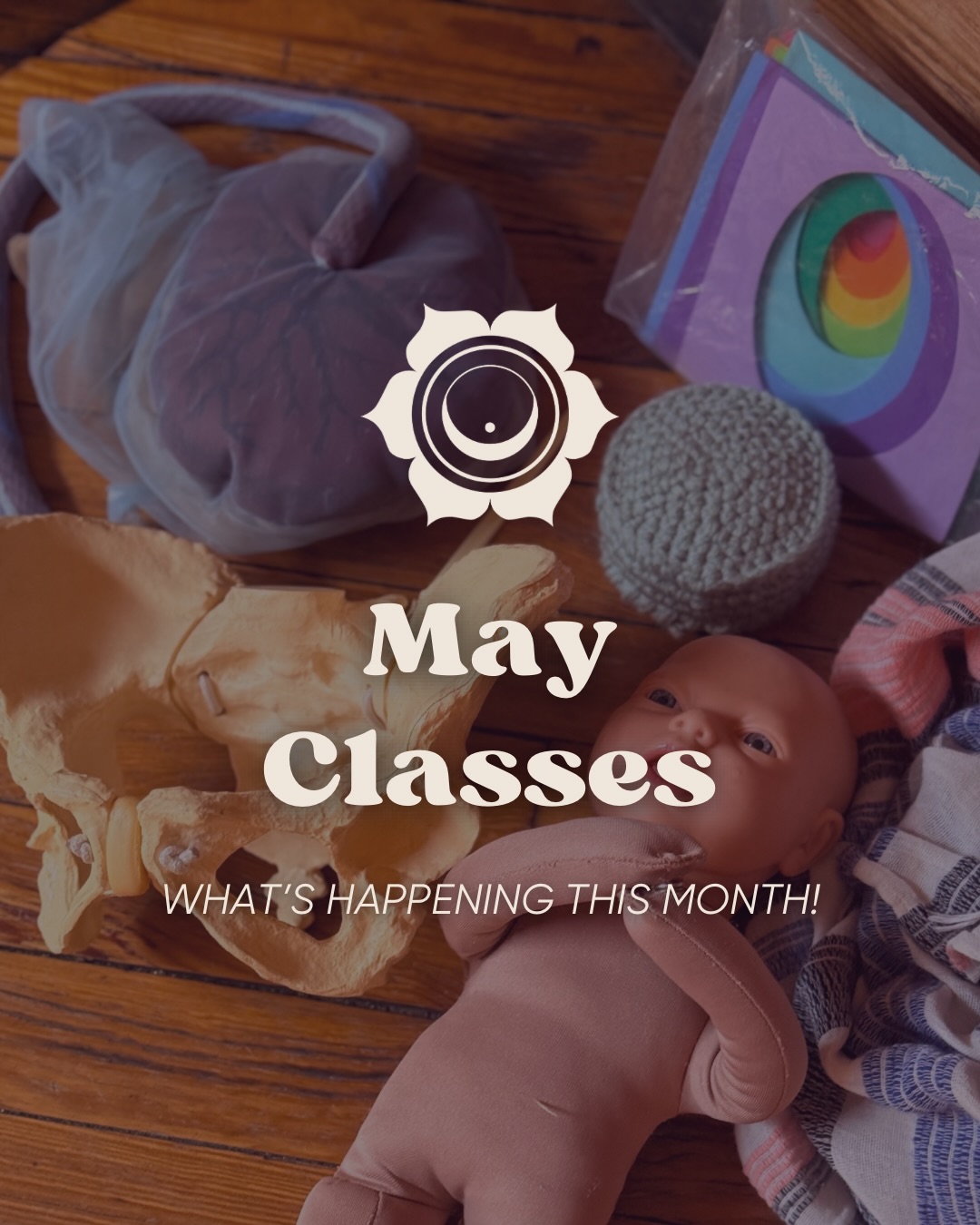 ***Update (5/10) Our Community Baby/Pregnancy Gear Swap has been rescheduled for June 14th.
What’s happening at The Womb Room this may. Swipe to see our May events. To sign up, follow the link in our bio.