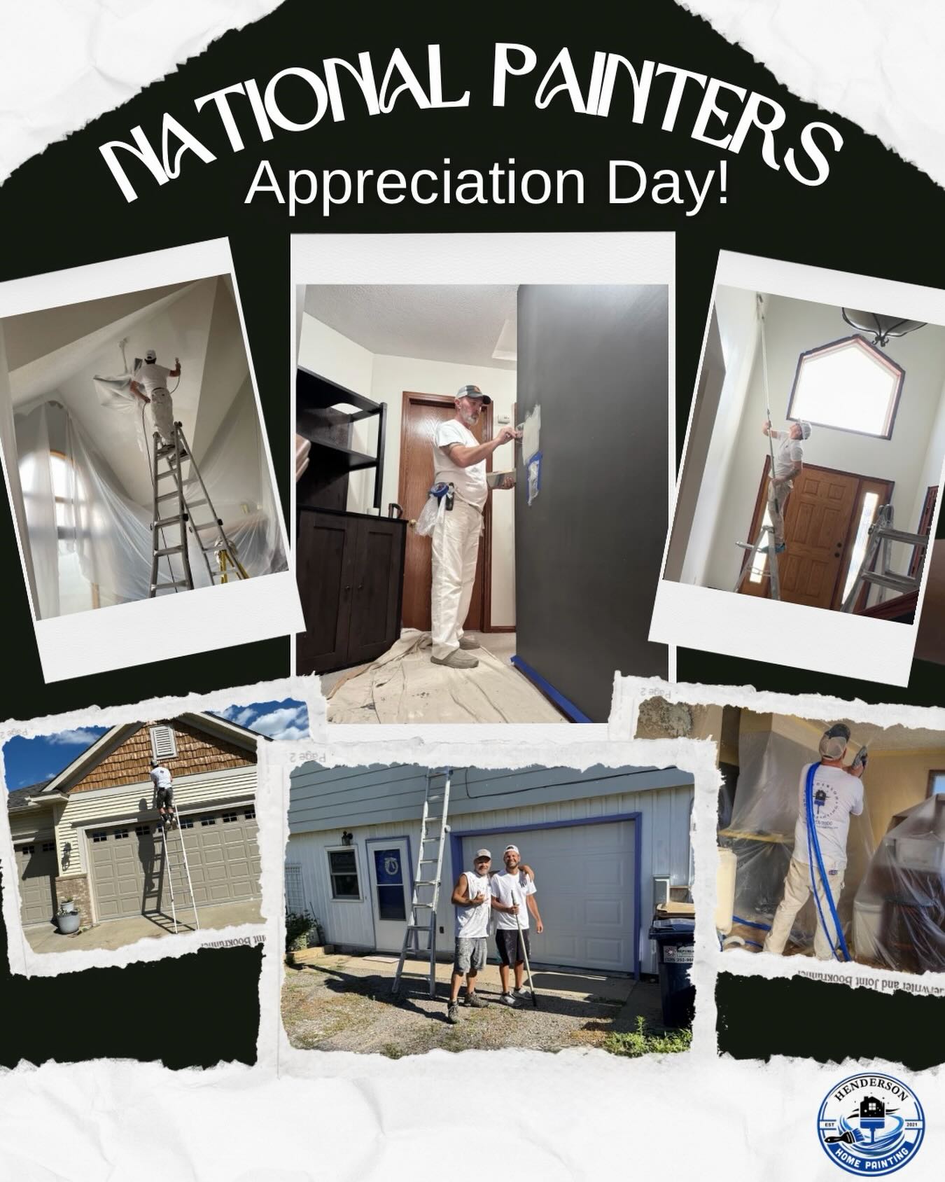 Today is National Painters Appreciation Day, at Henderson Home Painting, we’re taking a moment to tip our caps to the crew that makes the magic happen.
Let’s be real: professional painters are a tough bunch. It’s not just about the paint; it’s about the grit behind the brush.
Why Our Team Rocks:
• The Physical Grind: They spend hours on ladders, navigating awkward angles, and maintaining steady hands—all while making it look easy.
• The Prep Power: They know that a great finish is 90% preparation. Scraping, sanding, and caulking take patience and muscle.
• The Eye for Detail: While most see a wall, our pros see every minor imperfection and won’t stop until it’s seamless.
• Weather Warriors: From the summer humidity to the chilly morning starts, they show up and deliver.
To our crew and all the painters out there: Thank you for the sore shoulders, the paint-splattered boots, and the incredible transformations.
#NationalPaintersAppreciationDay #HendersonHomePainting #ProPainters #HomeTransformation #PaintLife