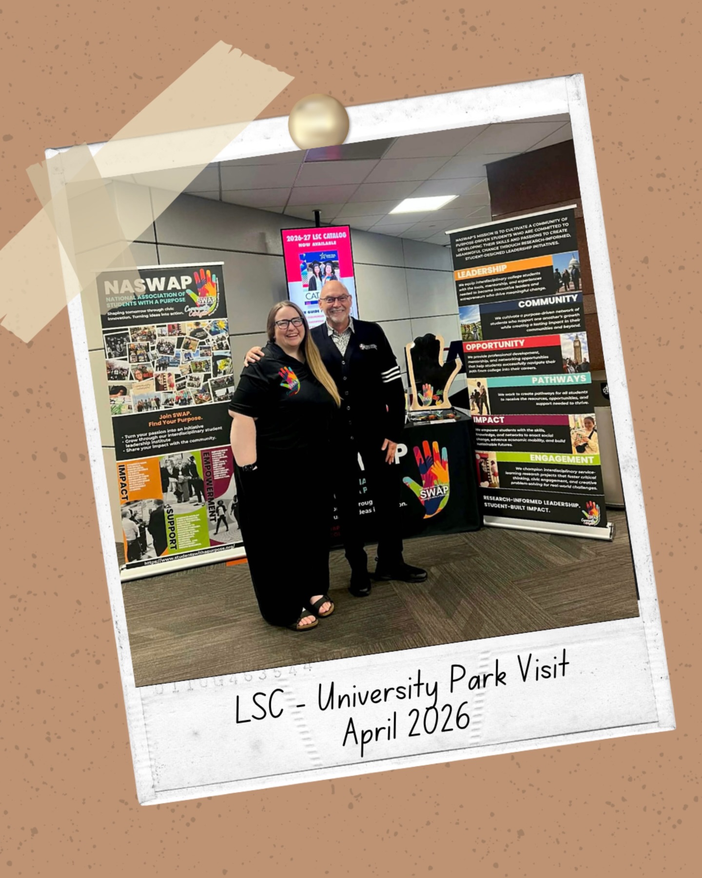 We had a wonderful time getting to visit and talk with LSC-UP students today! It was great to see both familiar faces and new and we look forward to seeing everyone at the @lscup_swap event tomorrow (details in the last slide) 😁