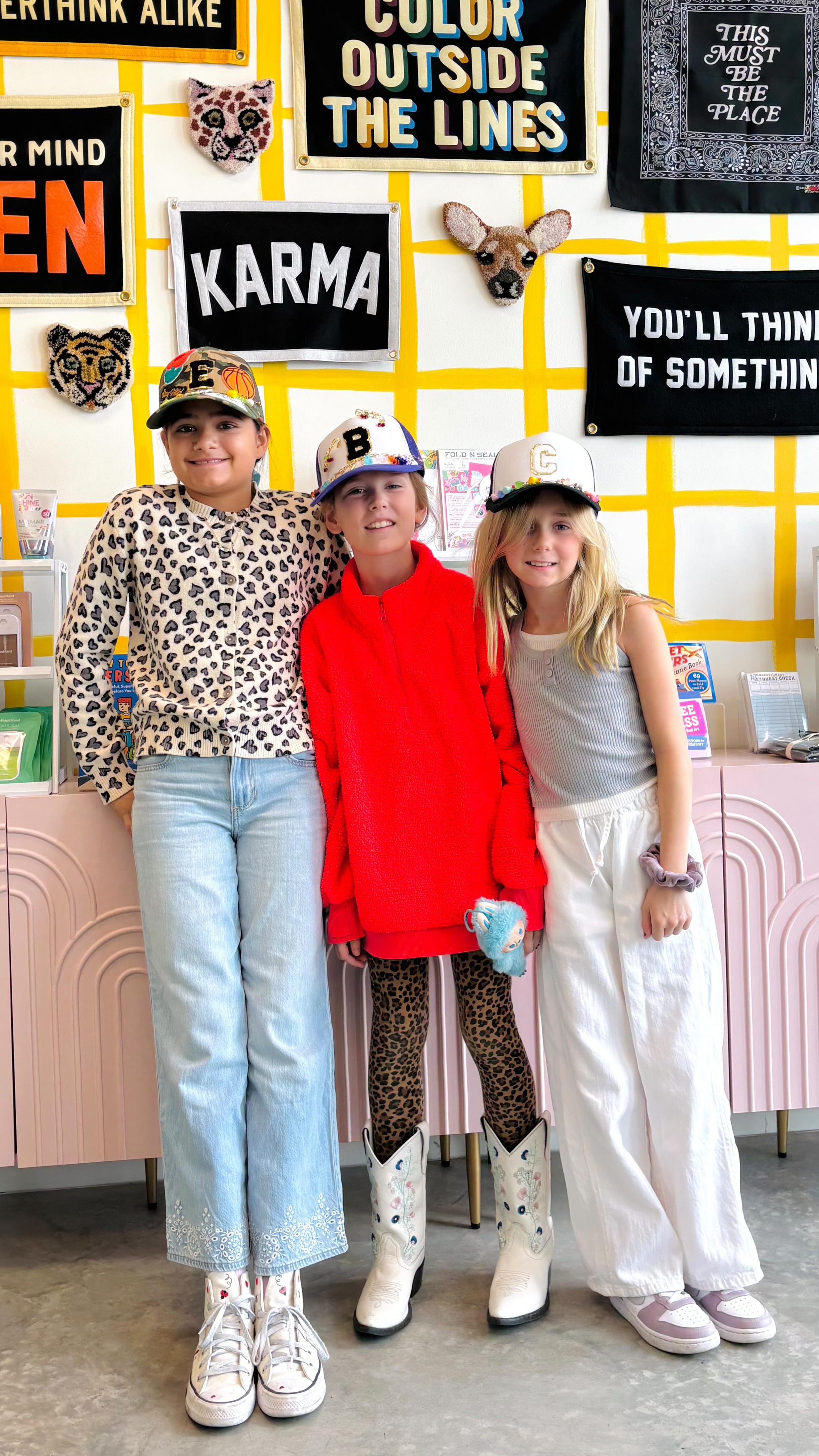 A day at the Dabble Design Bar? Sign me up! 🥰😍
Drop in and create your own personalized hat, charm bracelet, keychain, or necklace. Don’t forget you can even add charms and a chain to your trucker hat! What are you waiting for?! Come in and create your own masterpiece (P.S. they make a perfect gift for mom too)
#MocoMD
#bethesdamd #shopsmall #craftstudio