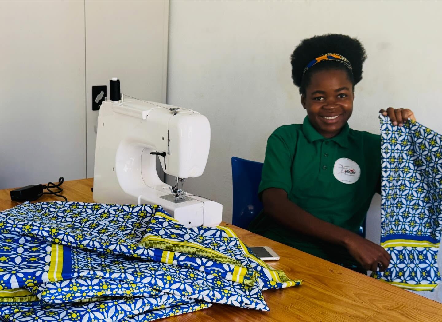 Our tailoring team were all YDP students last year. This year they work hard to make sanitary pads and bags for the girls on the ufulu programme and uniform for local primary school children and students at Hope Secondary School.
#RelievingPoverty #BringingHope #Tailoring #LearntSkills #Hope4Malawi