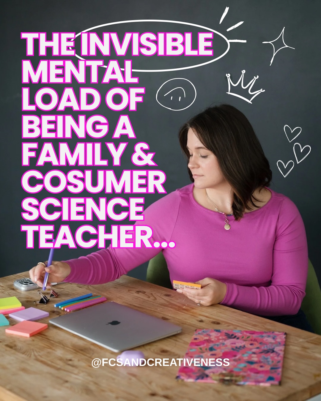 I recently asked fellow Family & Consumer Science teachers what the hardest part of the job was and here are a few things they mentioned. What would you add to the list?
BUT ALSO -
What keeps you sane and what keeps you going? 👇🏼👇🏼👇🏼
Let me know.
#fcsteacher #facsteacher #familyandconsumersciencesteacher #sayyestofcs #cteteacher