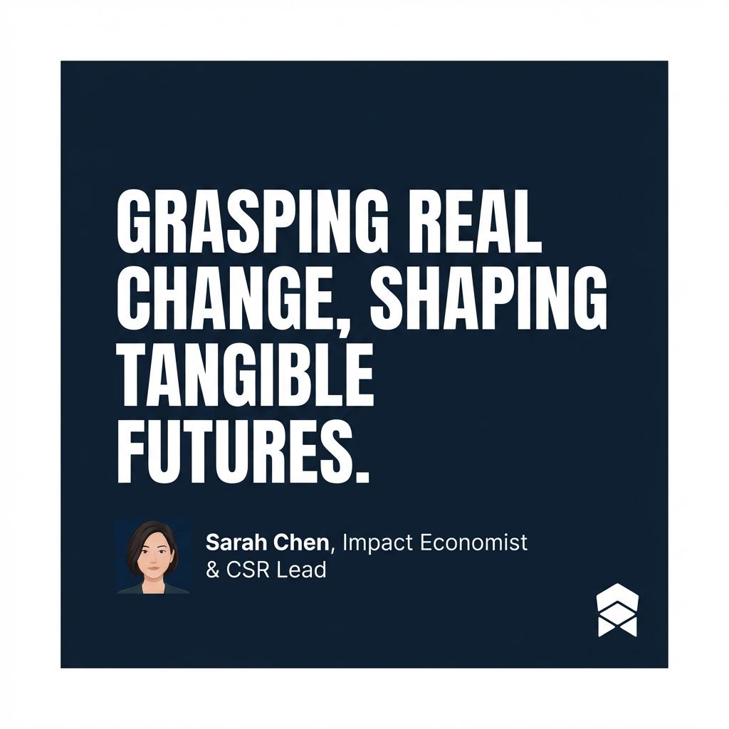 Economics is about more than just data—it’s about the people and places we can impact. 🌍 Sarah Chen shows how a career in CSR lets you shape a tangible future. Ready to make your mark in development economics? Tell us what driving change means to you! 👇
#CSR #ImpactEconomy #DevelopmentEconomics #Careers