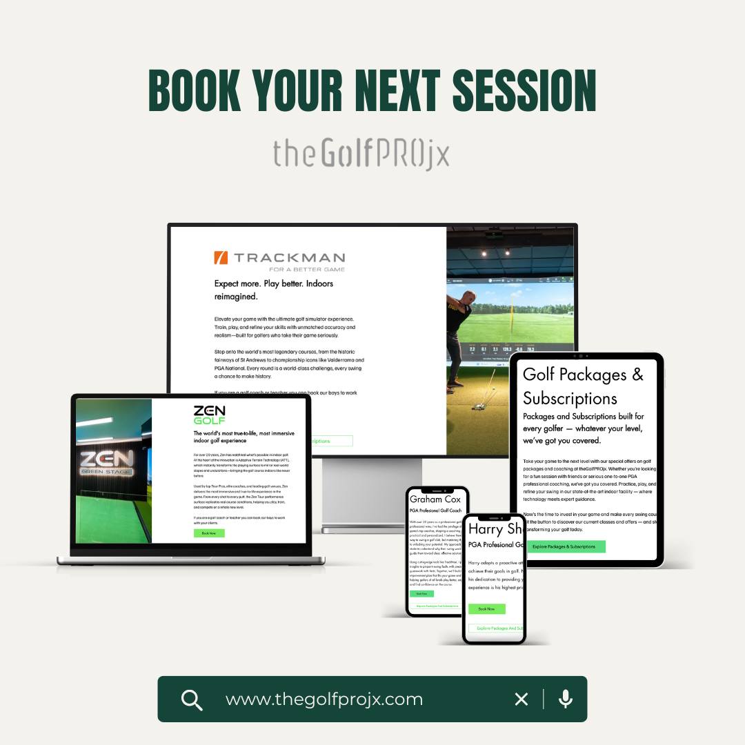 Book Your Next Session ⛳️
Ready to work on your game?
Whether you're sharpening your swing, practicing your distances, or playing a round with friends, theGolfPROjx gives you the perfect indoor environment to keep improving.
No weather delays, just pure practice and real TrackMan data to help you get better every time you step in.
🔗 Link in bio
www.thegolfprojx.com
#thegolfprojx #golf #warrington #indoorgolf #trackman