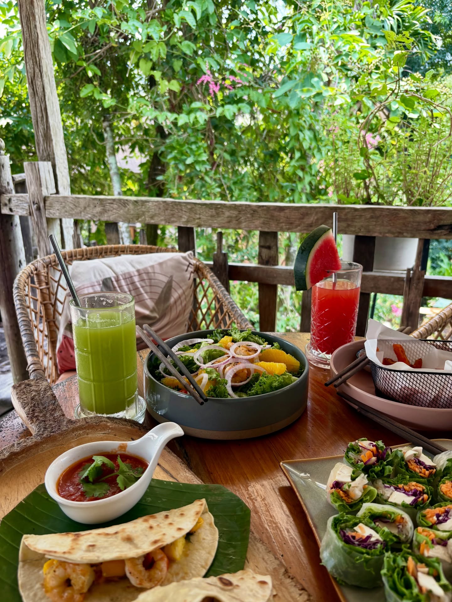 Well-rested in a peaceful, remote location on #KohChang #wellness #retreat