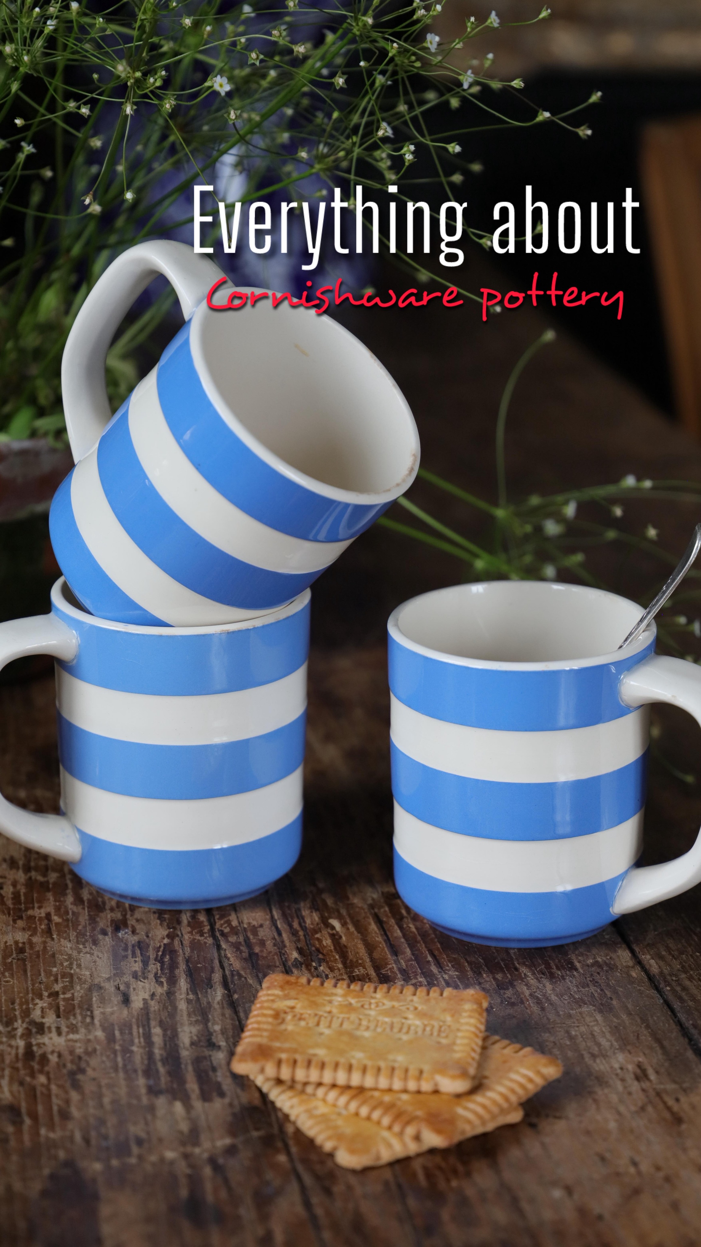 Do you already know cornishware pottery and do you like it as I do ??
💙💙💙