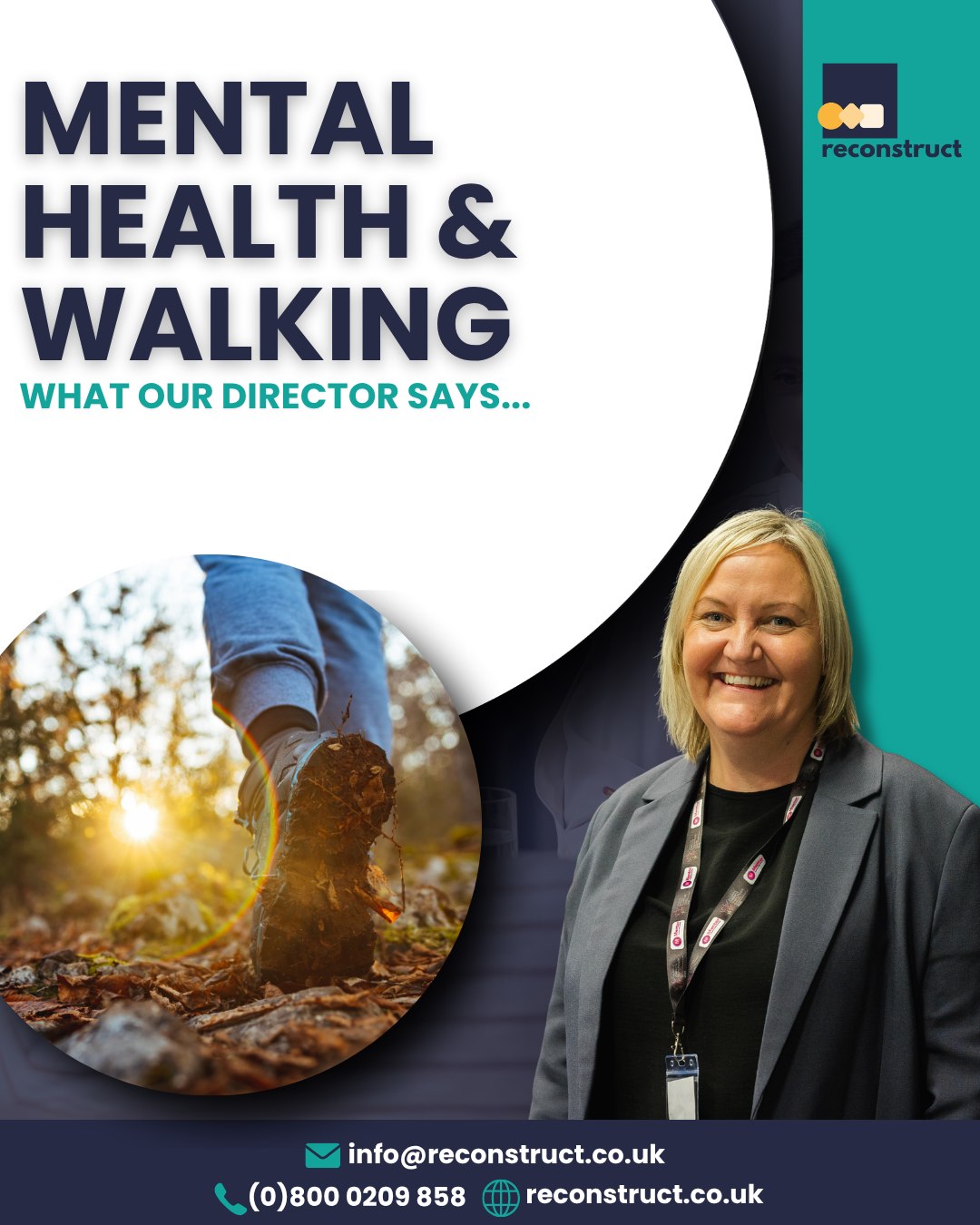 Mental Health Awareness Week meets National Walking Month🌿
In social care, children’s services, and consultancy work, we spend so much of our time supporting others - listening, problem-solving, safeguarding, and holding responsibility for people who rely on us.
But this month is a reminder that we also need to look after ourselves in the process.
One simple but powerful way to do that? Movement. Fresh air. A pause in the day.
As part of National Walking Month, we’re encouraging everyone across Reconstruct - from consultants to colleagues working in children’s services and beyond - to take time to step out, reset, and recharge where they can.
Our Director, Leanne, has been aiming for 10,000 steps a day and has shared how much of a difference it’s made:
💬 “Doing 10,000 steps a day has really helped my mental wellbeing, it’s become a bit of ‘me time’ in the day where I can clear my head, reset and de-stress. Even a short walk can lift my mood and help me feel more positive and energised.”
It’s a simple reminder that wellbeing doesn’t always require big changes - sometimes it’s the small, consistent habits that make the biggest difference.
Whether it’s between visits, after a challenging day, or just stepping outside for a few minutes - taking time for yourself matters.
Because when we look after ourselves, we’re better able to support others.
https://www.reconstruct.co.uk/
#MentalHealthAwarenessWeek #NationalWalkingMonth #Wellbeing #SocialCare #ChildrenServices #Safeguarding #WorkLifeBalance #MentalHealthMatters #SelfCare