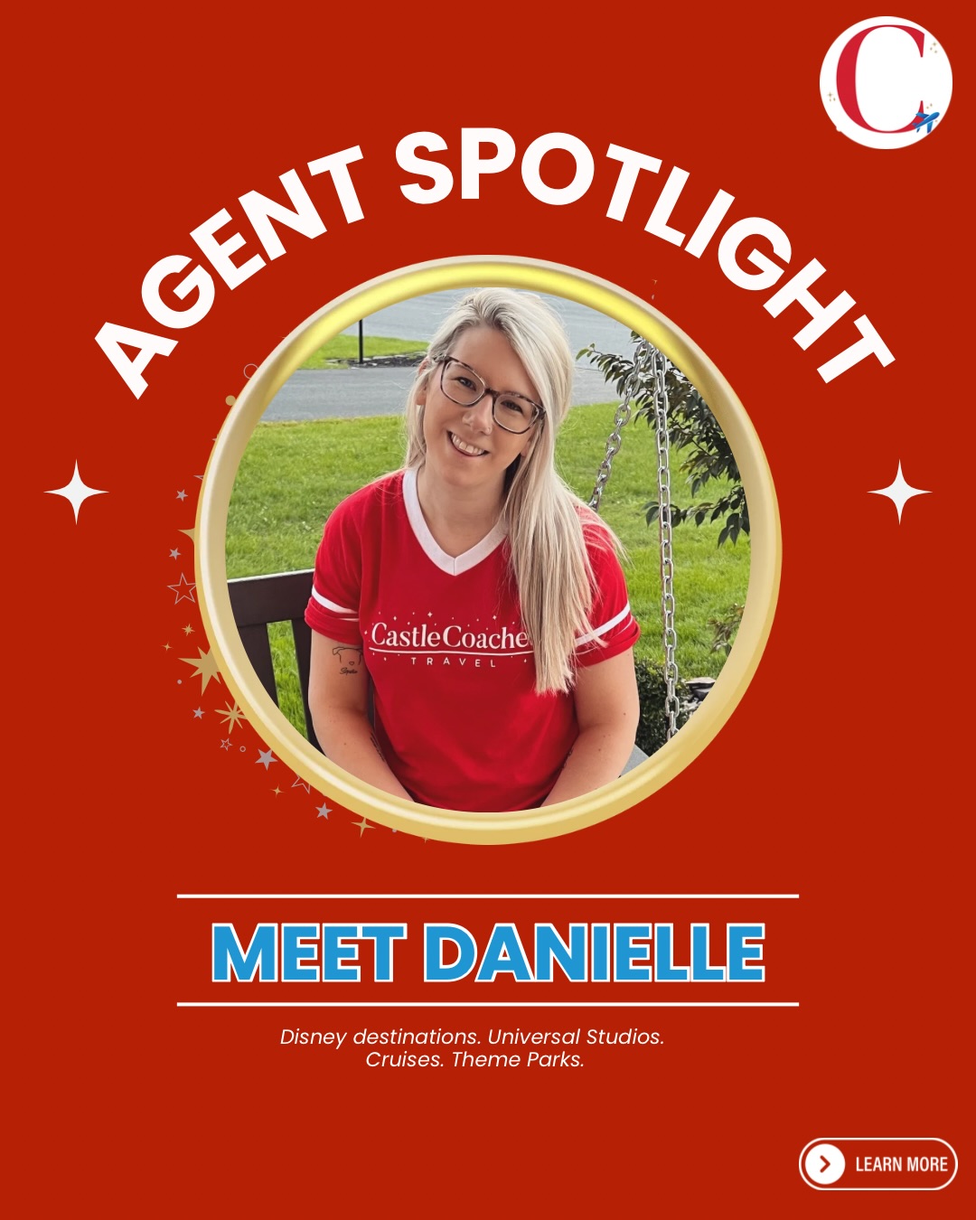 ✨ Meet One of Our Top Agents — Danielle! ✨
Today we’re celebrating Danielle, one of our top sales producers and a passionate travel advisor who puts her whole heart and soul into every vacation she plans.
A girl mom, Disney dreamer, Swiftie, country music lover, and sunshine seeker, Danielle brings warmth, creativity, and true dedication to each client she works with. She has always been the go-to Disney planner for friends and family, and now she uses that knowledge to help families create vacations that feel seamless, magical, and personalized from start to finish.
Danielle specializes in:
✨ Disney destinations
✨ Universal vacations
✨ Cruises
✨ Family travel
✨ Theme park vacations
Danielle knows that a great vacation is more than just booking a hotel and tickets. It’s knowing which details matter, how to plan around your family’s needs, and how to make the trip feel exciting instead of overwhelming.
Whether she’s helping a family navigate Walt Disney World, plan a Universal getaway, or choose the right cruise itinerary, Danielle is committed to making sure her clients feel prepared, cared for, and confident every step of the way.
Her love for Disney, Universal, and cruising shines through in every itinerary she touches, and her clients benefit from her attention to detail, genuine care, and firsthand planning knowledge.
If you’re looking for an advisor who leads with heart, dedication, and real destination expertise — Danielle is your girl. Because when it comes to your vacation, who you book with truly matters.
👉🏼Follow @castlecoachestravel for more agent spotlights
👉🏼Save this post for later
👉🏼Message @castlecoachestravelbydanielle to start planning your next vacation
.
.
.
#AgentSpotlight #ConciergeTravel #disneytravelplanner #disneytraveladvisor #yorkpennsylvania
DisneyPlanner UniversalStudiosTravel CastleCoachesTravel, Disney destinations, theme park specialist