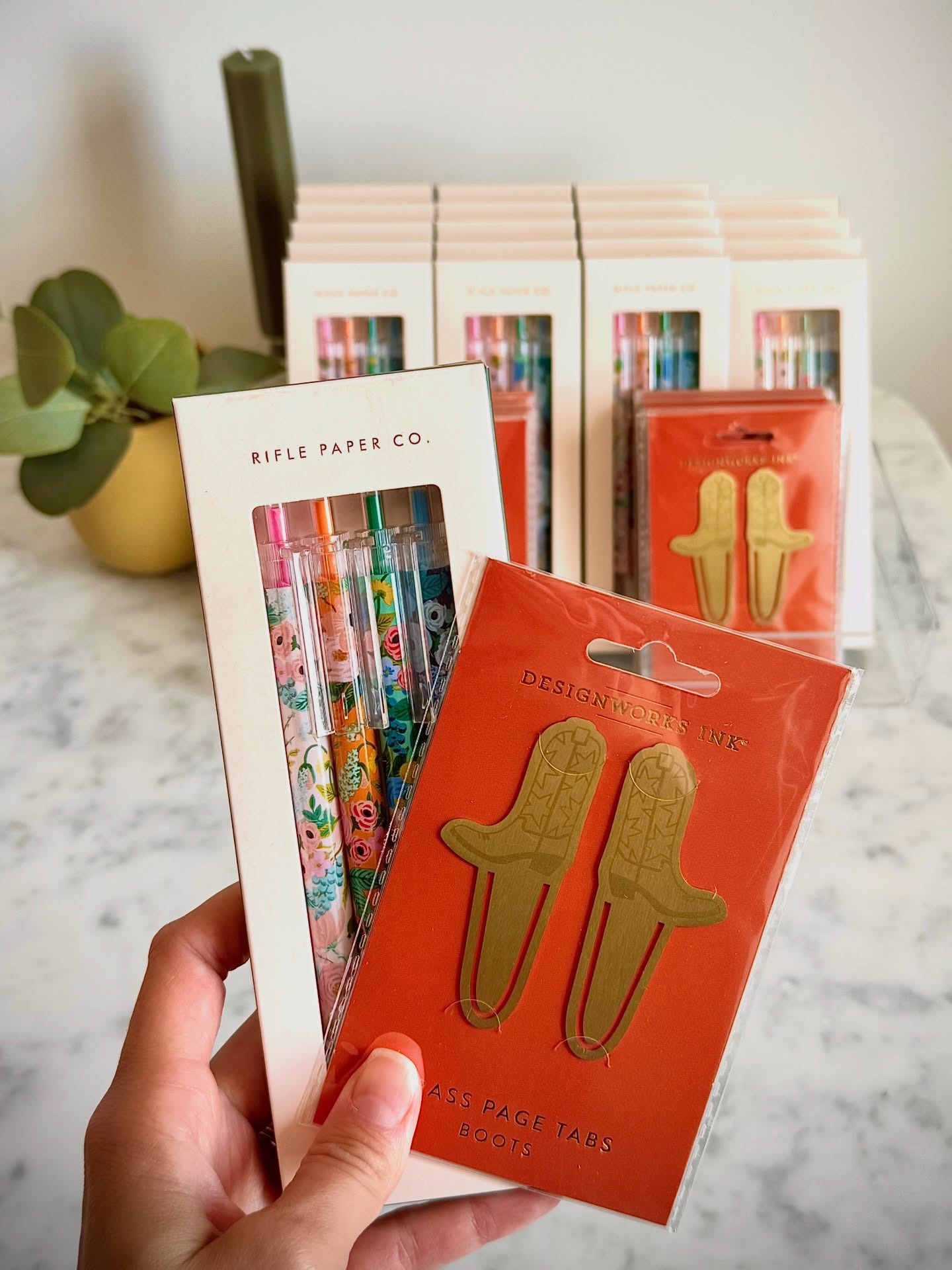 As if Saturday couldnโt get better, these puppies are FREE when you spend more than $75 at our Summer Open House. You get ONE, and this is while supplies last. Such fun giveaways you can add to your Motherโs Day gifting or just keep yourself ๐