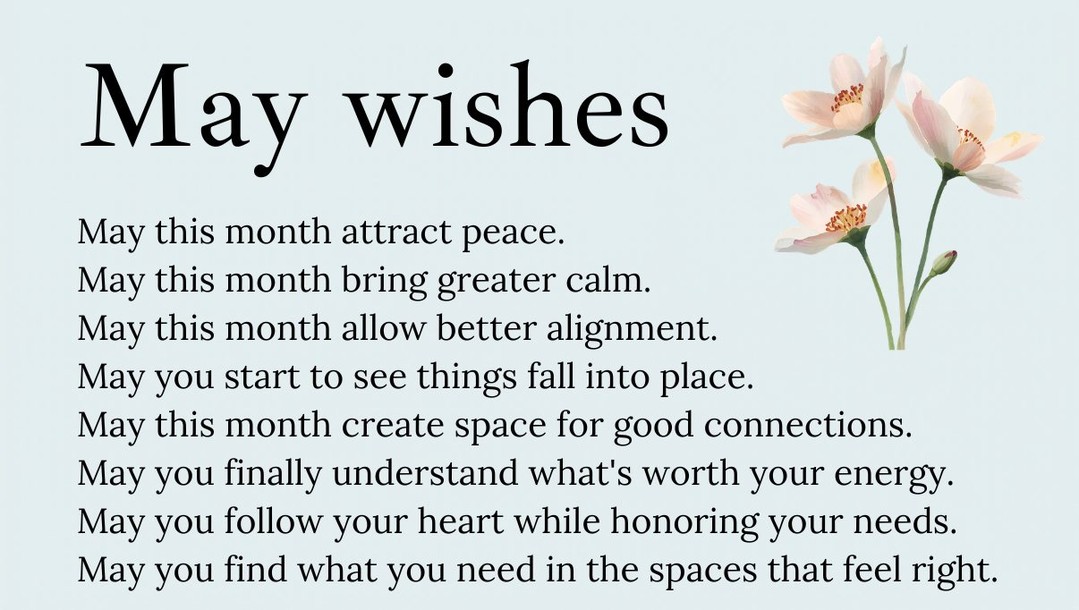 Happy May!
