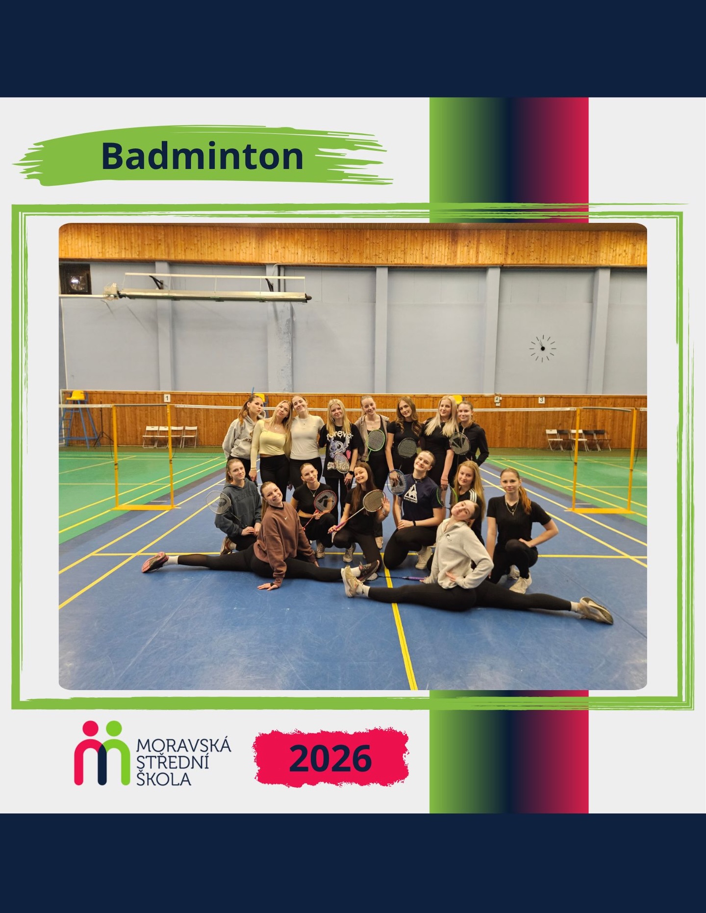 🏸 Dne 20.4. jsme s PMP3 vyrazili na badminton!
Dali jsme si turnaj, kde jsme si vyzkoušeli nejen hraní, ale i roli rozhodčích 👀
Nechyběla soutěživost, smích ani vzájemná podpora 💪
Bylo to fajn a moc jsme si to užili! 🙌