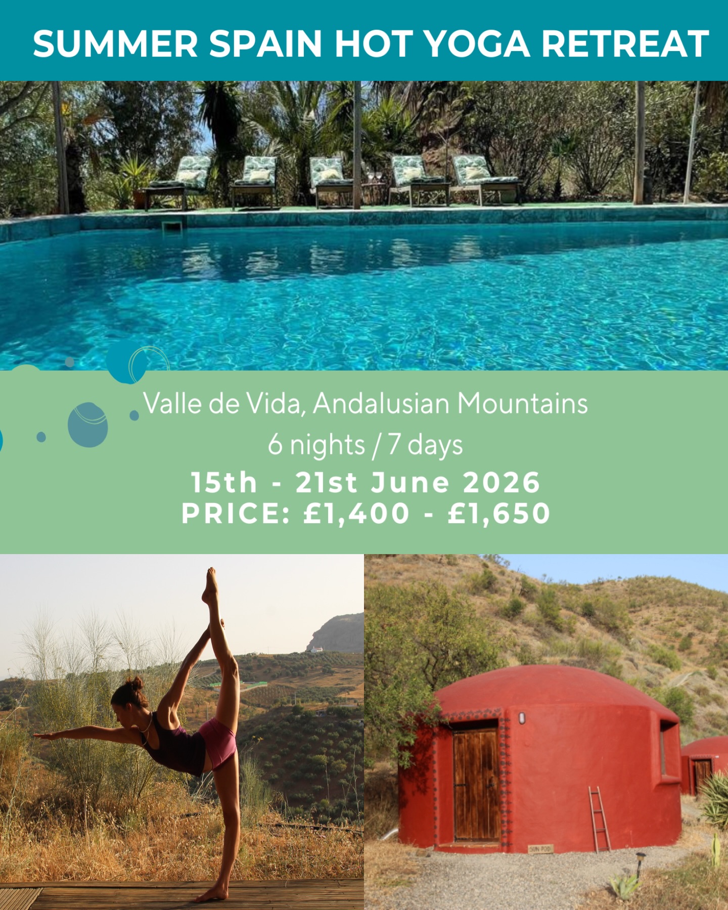 ☀️ Summer Spain Hot Yoga Spain is calling - a few spots left!
Honour yourself; health, vitality and spirit! Join me June 15 - 21st, 2026 for our upcoming retreat.
Are you ready to say yes to movement, sunshine and a proper reset?
Expect intelligent, safe and progressive teaching from highly experienced teacher and practitioner, with a strong focus on alignment, breath and precision — while still feeling warm, welcoming and genuinely supportive in a community based environment.
What you’ll experience:
• authentic 26 & 2 Classic Hot Yoga alongside restorative practices
• 2 posture clinics with photo posture analysis
• expert guidance from highly trained, experienced teacher & practitioner, Sam Magee
• space to deepen your practice or simply reconnect with your body
• nourishing food, nature and sunshine in a stunning setting
💛 High-quality teaching. Real depth. A beautiful, friendly retreat community.
▪️PRICES: £1400 for shared and £1650 for single rooms. £250 deposit only!
✨ Limited spaces
👉 Book now - a few spots still available.
🔗 Booking details via link in bio
We’d love you to be part of it. Drop a YES in the comments if you want more info!
#HotYogaRetreat #26and2 #ClassicHotYoga #BikramYoga #YogaRetreat