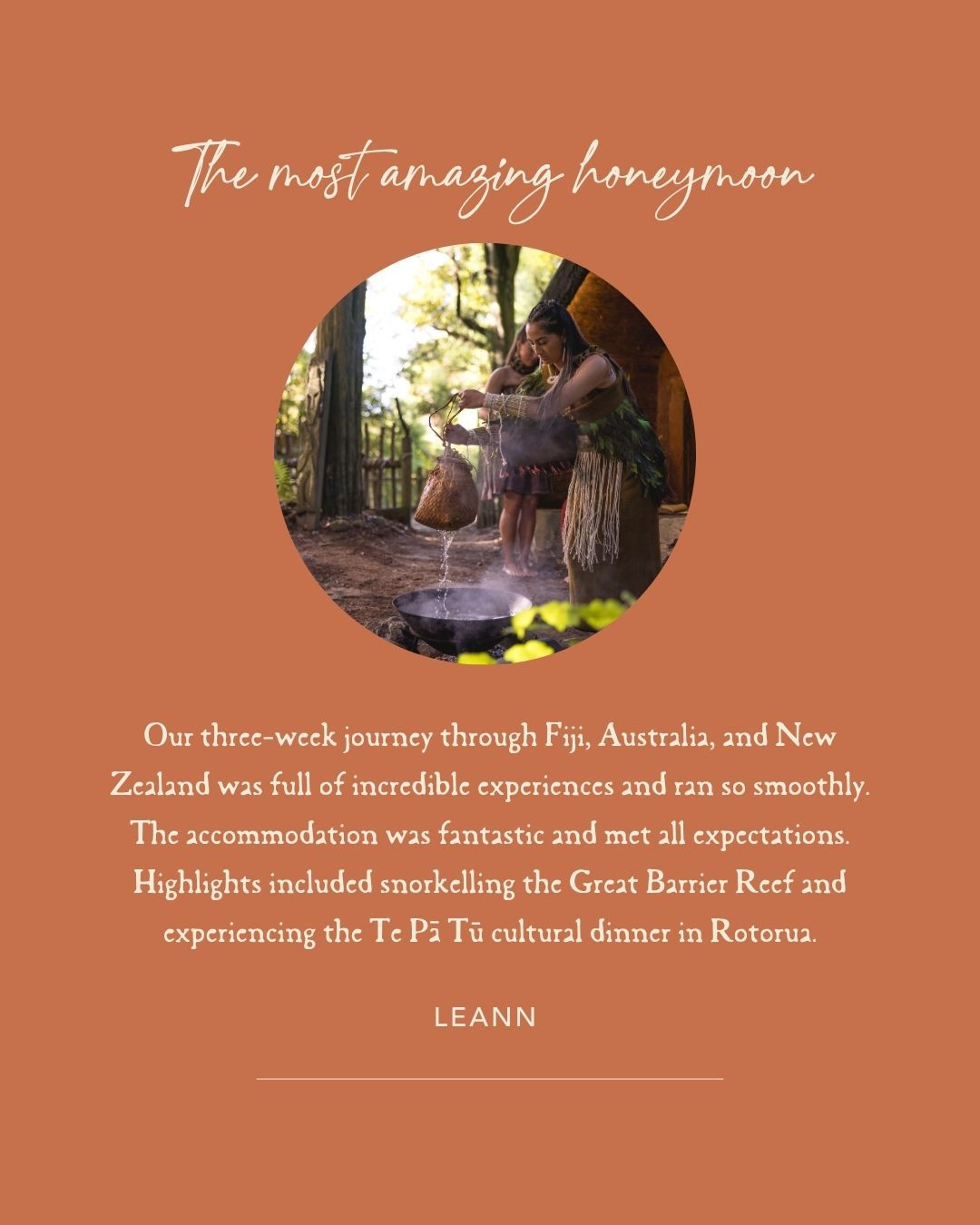 A honeymoon across Fiji, Australia, and New Zealand 🤍
Three weeks, seamlessly planned — from carefully curated experiences to accommodation that exceeded expectations at every step.
A big thank you to our lovely clients for trusting us with such a special journey.
💌 Create a honeymoon you’ll never forget with Journey South Travel — contact us to begin planning. Link in bio.
#JourneySouthTravel #HoneymoonTravel #LuxuryTravel #SouthPacific #Fiji #Australia #NewZealand #BespokeTravel #TravelInspiration #TailoredTravel