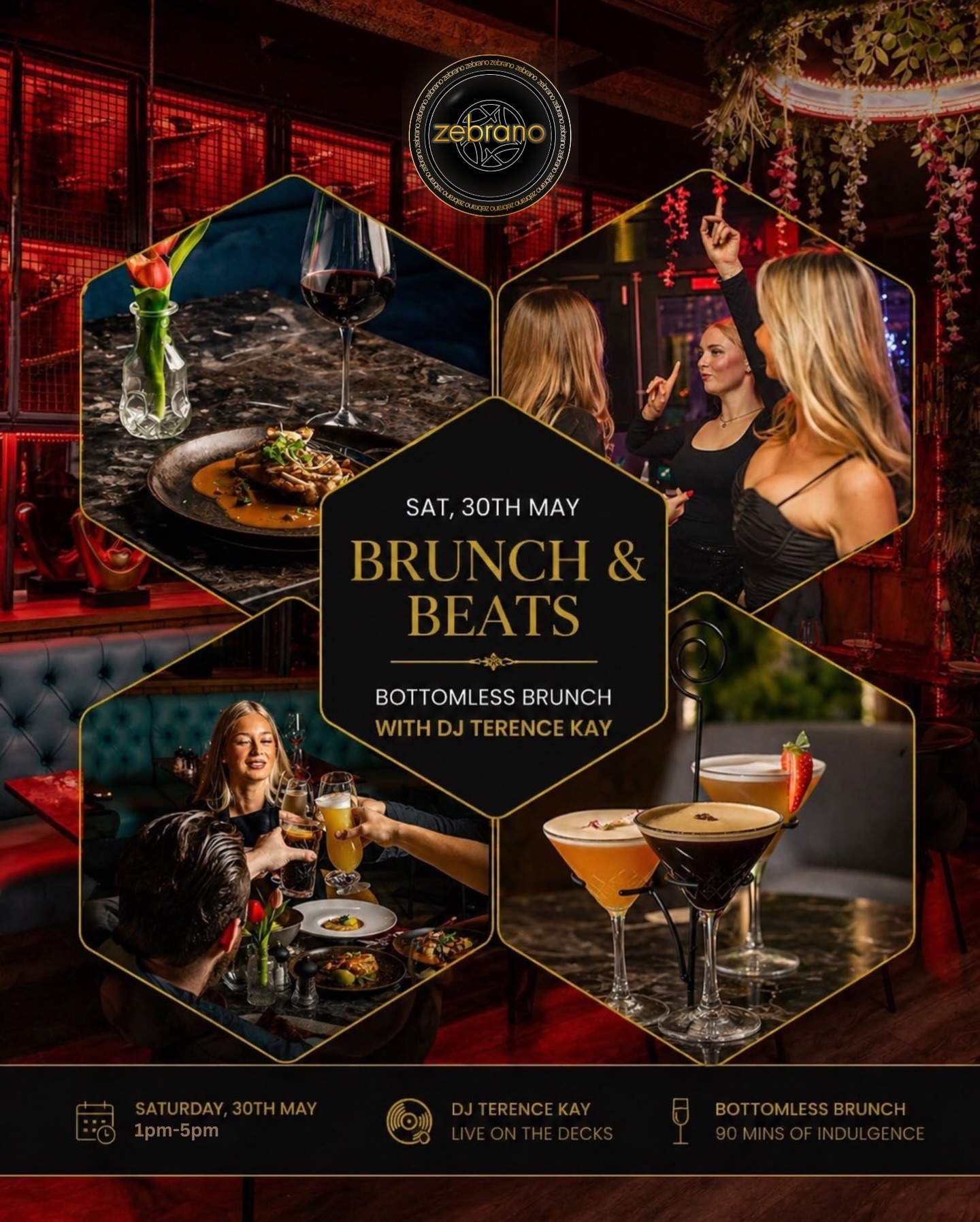 🎶 OLD SKOOL BOTTOMLESS BRUNCH 🎶
Saturday 30th May at Zebrano Brentwood 🍾
Join us for an unforgettable afternoon with DJ @djterencekay bringing all the old skool vibes! 🎧🔥
✨ What’s included:
🍴 2-course meal
🥂 Unlimited Prosecco or Amstel
🍺 Upgrade for more beers
🍸 Or go all out and upgrade to cocktails
Grab your friends, hit the dancefloor, and celebrate in style 💃🕺
Whether it’s a birthday, special occasion, or just an excuse for a good time… this is the brunch for you!
📍 Book now: zebranobrentwood.com/events
#ZebranoBrentwood #BottomlessBrunch #OldSkoolBrunch #DJTerenceKay #BrunchVibes