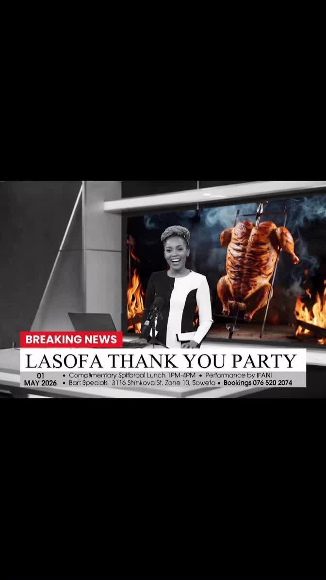LASOFA THANK YOU PARTY ALERT!
Chomi, don’t miss it!
The Annual Black & White was fire… now we’re closing it out properly.