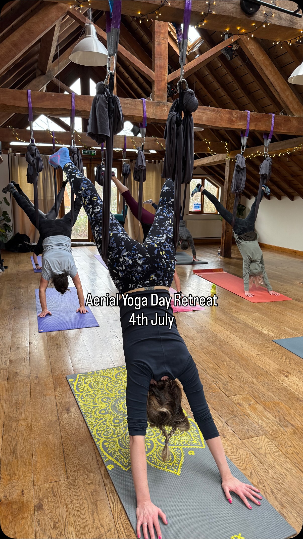 Escape the noise & reset 🕊️
Join us for a dreamy aerial yoga day retreat
📍 The Fold, Bransford
📅 4th July
✨ Energising aerial flow (strength + inversions)
✨ Deep, calming aerial yin
✨ Delicious veggie lunch + snacks
✨ Lakeside nature walk
✨ Gift bag to take home
£104 | Only 8 spaces
Your day to move, unwind & reconnect 🤍
#aerialyogalove #aerialyoga #yogaretreats #aerialyogaretreat #flofitness