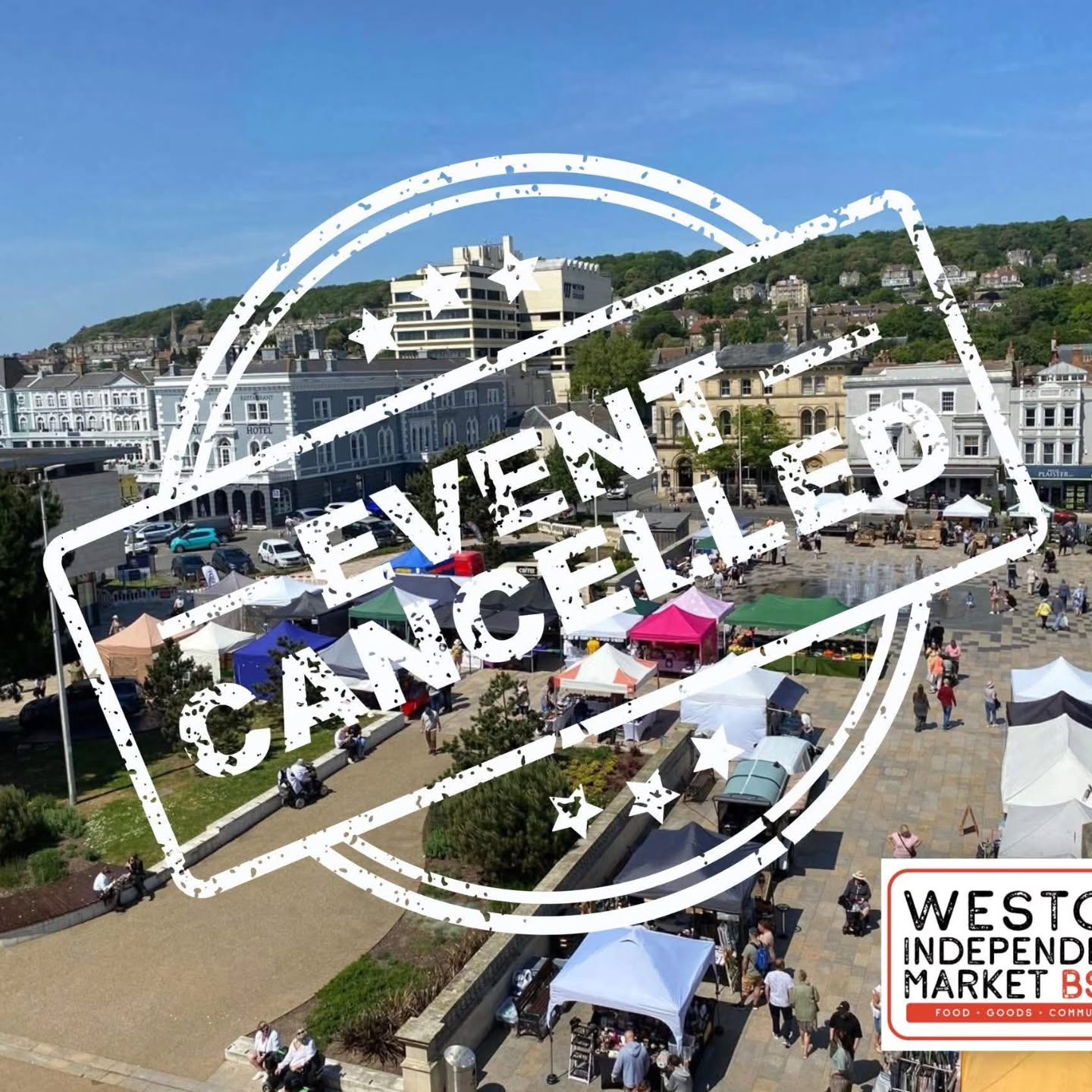 ‼️We sre really sorry to announce that we are having to cancel the Weston Independent Market TOMORROW (Wed 29 April) due to high winds forecast.‼️
Wind gusts of 25mph and above invalidate our insurance, so sadly we have no choice. We tried to reschedule it for later in the week but most of our traders are already committed. 😞
We will be back, (weather permitting) next Wednesday, so look forward to seeing you then.
A bit of good news is that The Fish Guy and The Cheese Connection will still be on The Italian Gardens from 9am till 12 noon with a fantastic selection of fresh fish, cheese and seafood. 🍤 🦞 🐟
Please support your town centre, and support local businesses wherever possible. 😊
North Somerset Council Weston-super-Mare Town Council Weston BID,Visit Weston-super-Mare Weston-super-Mare Live Weston, Worle & Somerset Mercury SuperWeston