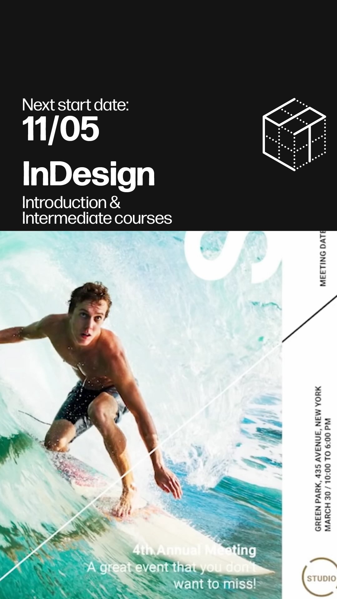 Level up your InDesign skills this spring 💡
Adobe InDesign is a professional desktop publishing tool widely used in design, marketing, and publishing to create polished layouts for print and digital content such as brochures, magazines, posters, and reports, with full control over typography and page composition.
Places are limited. Early booking recommended.
#InDesign #AdobeInDesign #GraphicDesign #Typography #DesignSkills
