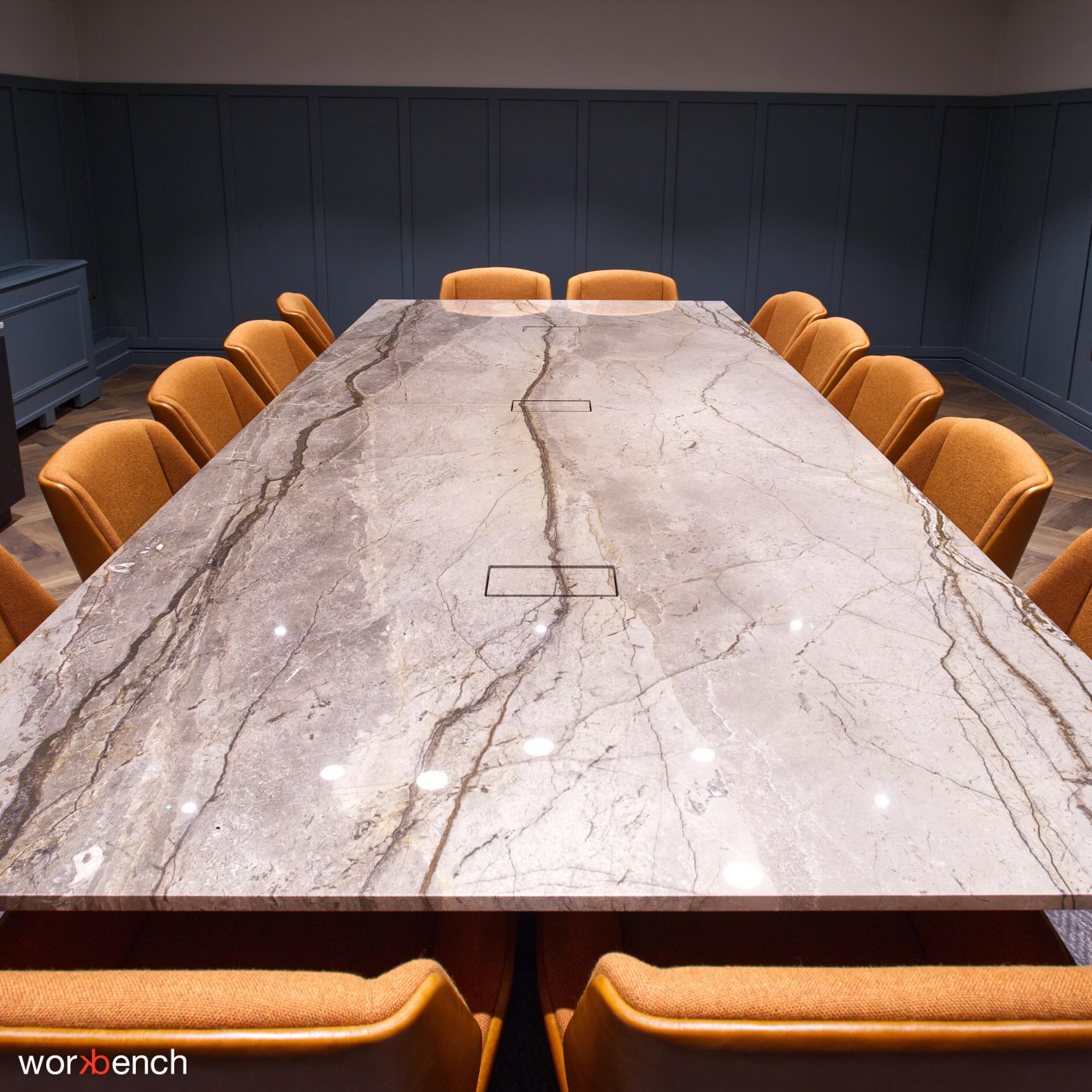 Workbench Earth Table: Unique Design, Natural Materials.
Workbench’s signature range for the corporate furniture market celebrates the earth’s untainted materials and pairs them with a unique Workbench table design.
The table features beautiful stone to lively waney edge solid timber tops with our distinctive fluted base.
Earth has been designed in hardwearing materials to maximise the product lifespan. This provides an opportunity to introduce a wide range of natural and sustainable materials into the design to suit a client’s requirements.
You can see Earth at our London Showroom,
3 Sutton Lane, London, EC1M 5PU
Designed by us, tailored by you
#materialsfromtheearth #timber #stone #furniture #meetingtables madeinbritain