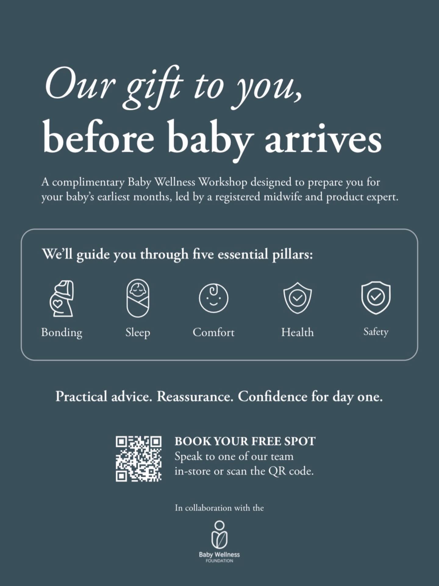 Join us Thursday 7th May at 6:30 for a Baby Wellness Workshop💚
Led by a registered midwife, the session will explore newborn care, early development, sleep, feeding and common concerns, offering practical advice in a calm, welcoming setting with time for questions.
Visit us in store for more information
Or follow the link below
https://www.eventbrite.co.uk/e/baby-wellness-workshop-the-baby-barn-tickets-1985795453658?utm-campaign=social&utm-content=attendeeshare&utm-medium=discovery&utm-term=listing&utm-source=wsa&aff=ebdsshwebmobile
@cuddlecouk
#cuddleco #ingesina #wellnessevent #baby