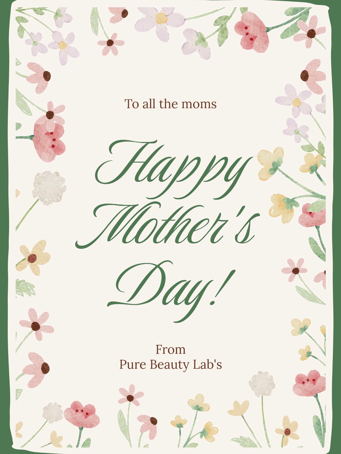 To all the mother’s out there, we appreciate you and hope you have a wonderful Mother’s Day! 💓