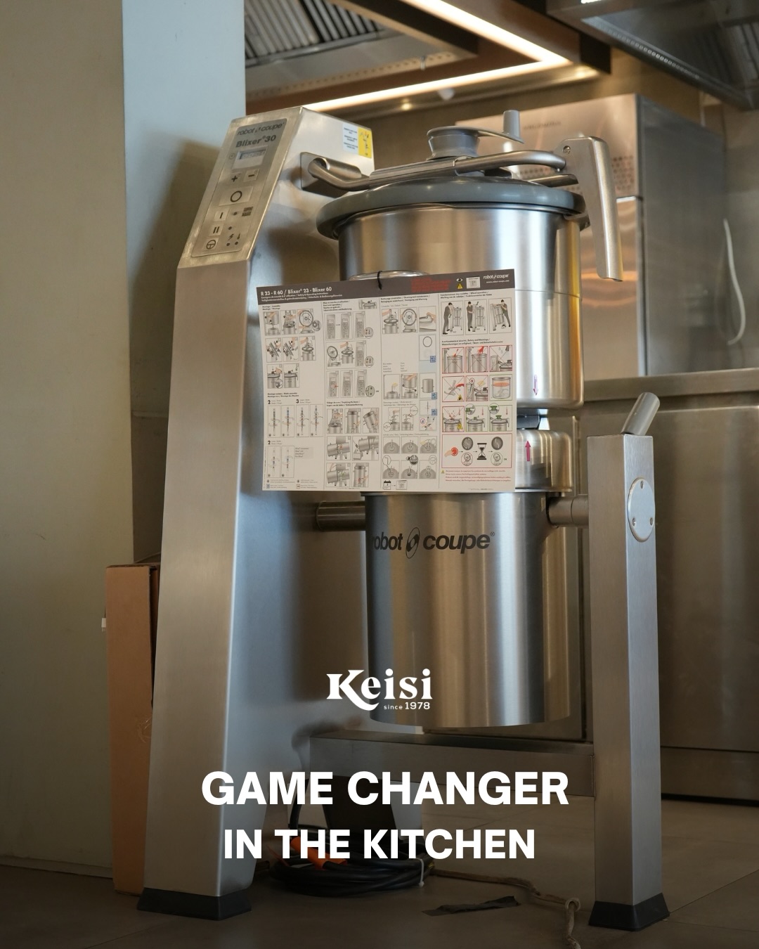 A real game changer doesn’t just speed things up.
It changes how your kitchen works.
From prep to finish, the Robot Coupe Blixer transforms ingredients into consistent, ready-to-use results in seconds.
Faster workflow.
Smoother textures.
Smarter operations.
Once you try it, there’s no going back.
#Keisi #ProfessionalKitchen #FoodPrep #KitchenEfficiency #FNB