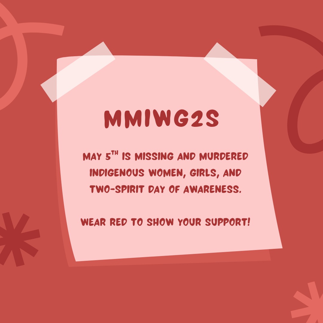 The Missing and Murdered Indigenous Women, Girls, and Two-Spirit (MMIWG2S) movement highlights the high rates of violence against Native communities in North America. This physical and sexual violence is widely considered to be a public health crisis.
Join the Growing Strong Staff on MAY 5th by wearing RED to show your support for Native Communities!
24/7 Hotline: (217) 428-0770
