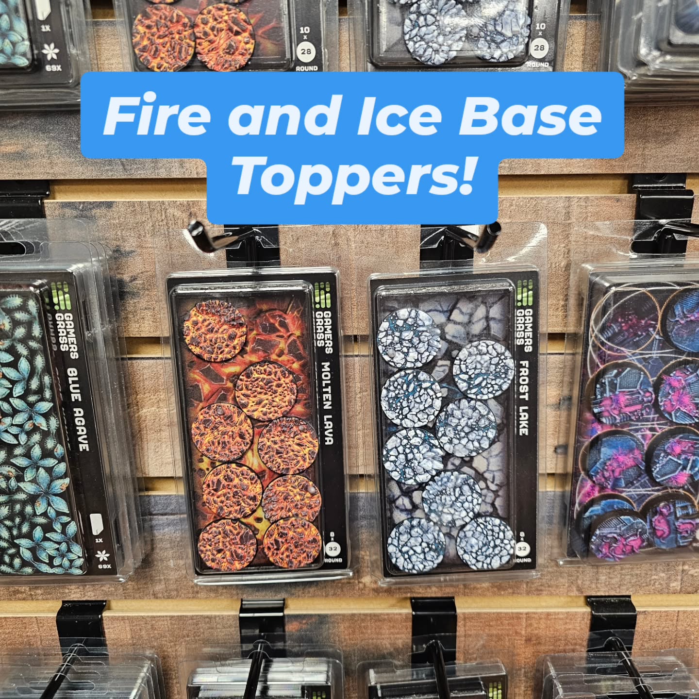 New hobby options have arrived to help you expand your horizons! Gamer's Grass has New base toppers for those whose models hail from the lands of fire and ice, while Alclad's lacquer metallics offer extremely realistic metal finishes on your models.
#flgs #flgc #gamersgrass #alclad2 #miniatures