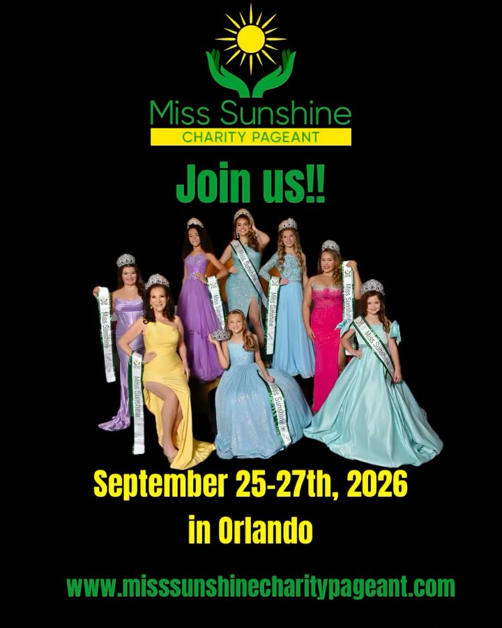 💛 Queens don’t have an age limit 👑
Registration is OPEN!
Our Ms Queen Maureen is sharing why it’s always the perfect time to step into your crown and serve with purpose ☀️✨
Visit our website TODAY to register or to see all the details! See you in September!!
www.misssunshinecharitypageant.com
#MissSunshineCharityPageant #QueensAtAnyAge #JoinTheSunshine #ServiceWithStyle #AgeIsJustANumber
