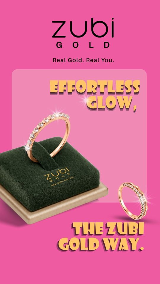 Where every move shines a little brighter ✨
18K gold finger rings with a touch of sparkle 💛
Zubi Gold—made for your everyday glow.
Visit us at - @centresquarekochi @m5ecity_mall
#ZubiGold #18KGold #FingerRings #SparkleWithZubi #GoldDrip #EverydayLuxury #ShineAndSparkle #GlowWithZubi #JewelleryAddict #MainCharacterEnergy #StyleInGold
