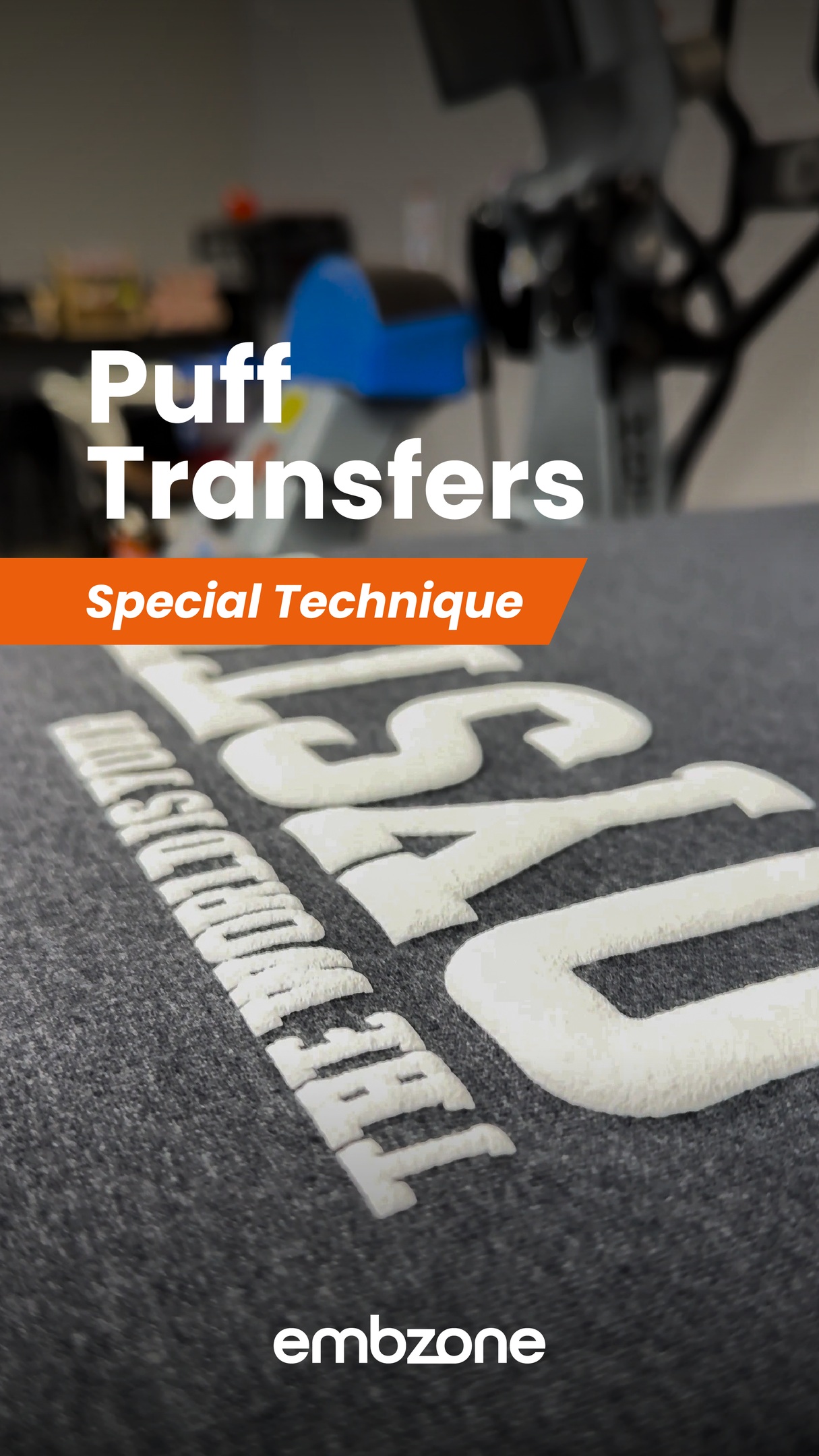 Puff transfers are heat applied graphics printed with expandable ink that creates a raised, 3D finish when activated by heat. This method delivers a clean, textured look with added dimension, making it ideal for logos, lettering, and detailed design elements.
The technique offers strong durability, consistent results, and the flexibility to be applied to finished garments, a practical option for custom apparel projects.
#PuffTransfers #ScreenPrinting #Sacramento #NapaValley #Embzone