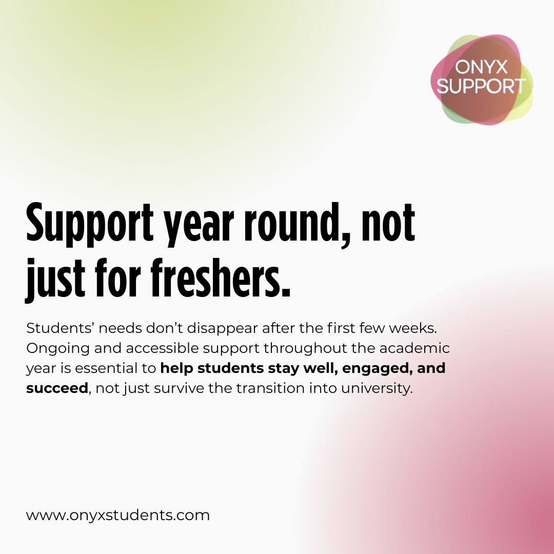 The first few weeks of uni get a lot of attention.
But what about mid-semester overwhelm? Exam season? Second-year burnout? Final-year pressure?
Onyx Support is here all year, offering continuity and care when students need it most. 🤍
#OnyxSupport #StudentWellbeing #UniversitySupport #MentalHealthMatters #StudySupport #StudentCare #Student #University