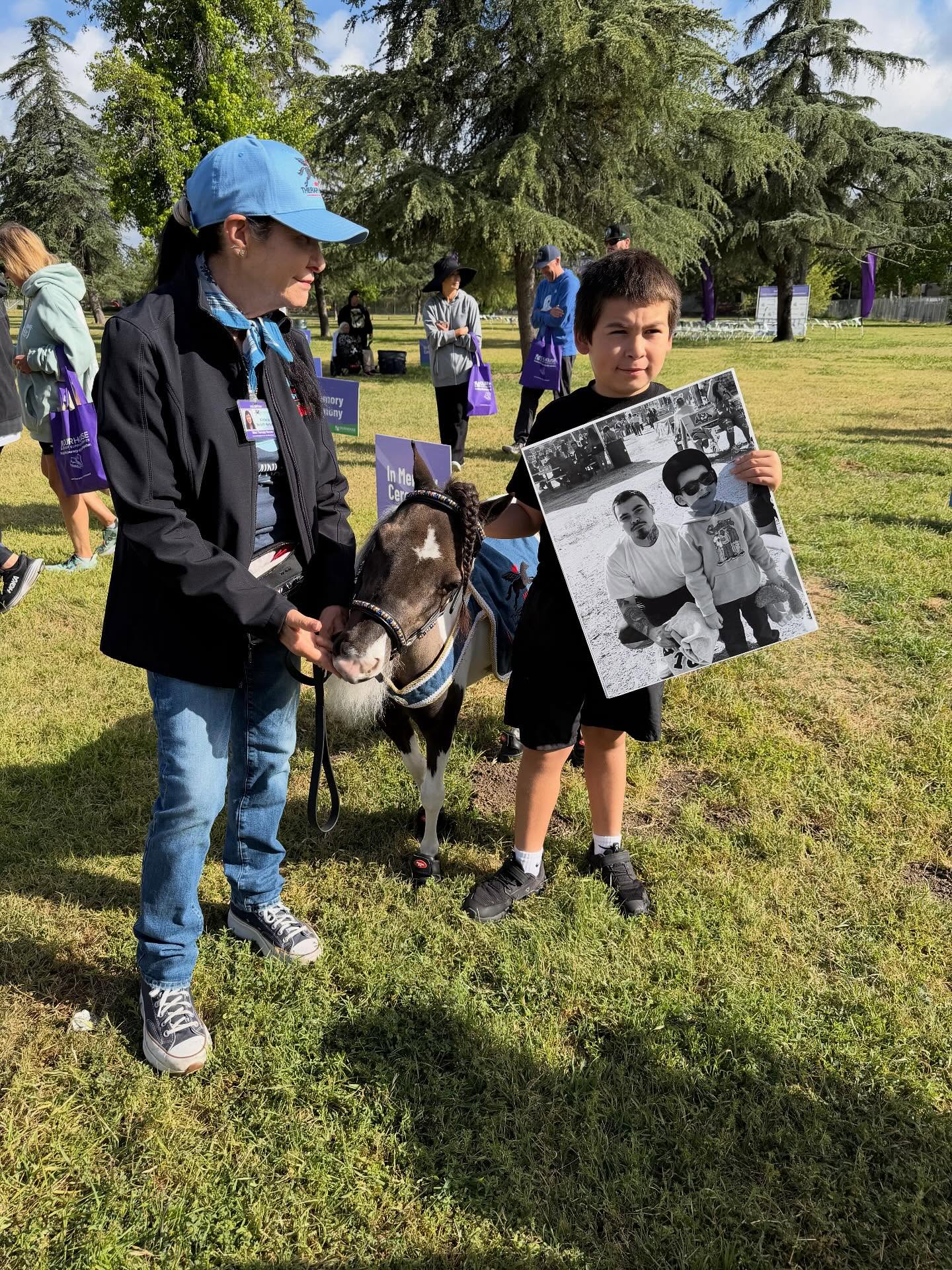 Our House Grief Support is dear to our hearts at Mini Therapy Horses. Today’s fundraising walk and event brought families together who have lost a loved one and who continue to go through their grieving process with the support of OUR HOUSE. @ourhousegrief @crt_lamayor @lafd #shriners @equusfoundation @lasd_lhs @platinumperformance @calabasassaddlery @cedarssinai @shrinerssocal @shrinershospitals @ucla_pac @911lapd #compassion #love #support #crisis #trauma @easycareinc @equinebalancedsupport @rose_parade #comfort #wellness #mentalhealth