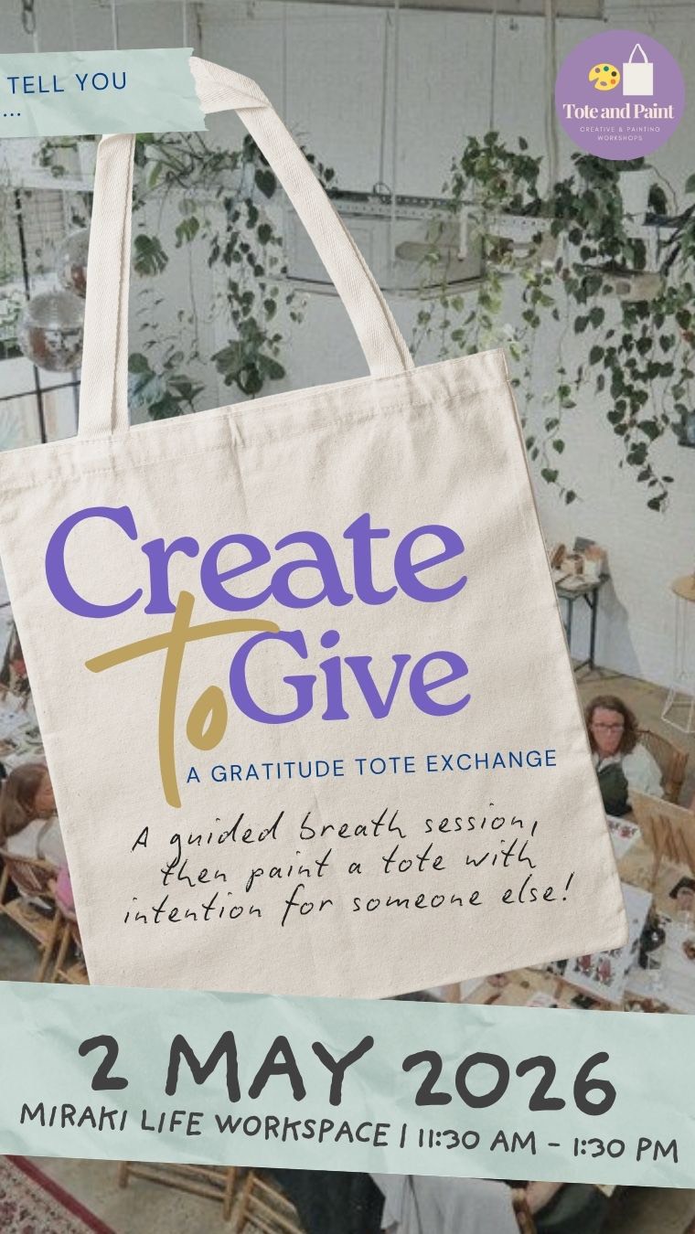 A creative afternoon, made to be meaningful — in your own way.
Create to Give: A Gratitude Tote Exchange is a space to pause, reflect, and make something with intention.
You’ll be guided through a simple process:
choosing a sentence that resonates,
slowing down,
and creating a tote from that place.
Some people will choose to create for someone else,
as part of a gentle exchange.
And if that doesn’t feel like you —
you’re just as welcome to come, create,
and make something for yourself.
No pressure.
No expectation.
Just a thoughtful space to connect,
with others or with yourself.
Happening this Saturday, May 2, 2026
Limited spots available and last chance tickets in our bio!
#CreateToGive #CommunityWellness #MentalFitness #CreativeConnection #Toronto