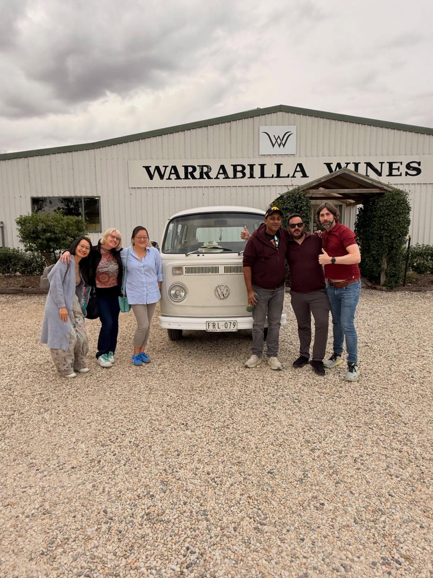 We were out and about with these wonderful guys from Canberra at the weekend. Friends connected from all corners of the globe and loving Australia and loving the region of Rutherglen.
We loved them all too and so pleased Pippi chose us to tour with. Thanks Pip and thanks for the glowing review ❤️
The day was bright and colourful, visiting some of the best Rutherglen has to offer.
We think they will be back and as I say “To Rutherglen and Beyond”
#uniqueexperience #winetour #rutherglen