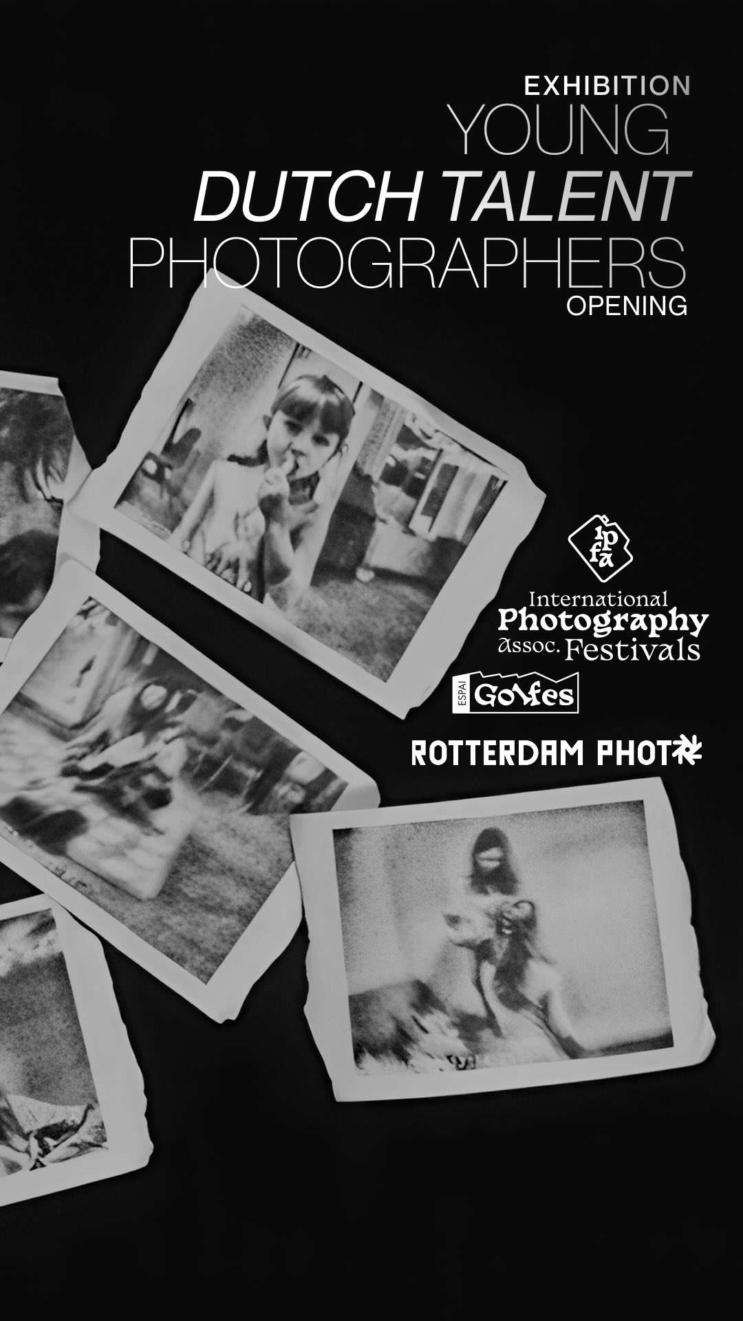 Thank you to everyone who joined the opening of Young Dutch Talent Photographers: Echoes of Silence at Espai Golfes, Barcelona ✨🇳🇱📸
Presented by IPFA in collaboration with Rotterdam Photo @rotterdamphoto, the exhibition brings together the work of Andrea Bonderup @andrea_ullala, Malek Bigum @malekbigum, Maryam Touzani @maryam.touzani, Sveta Kaverina @svetakaverina.photography and Roger Anis @rogeranis.
Realised within the Dutch Talent Project Grants, developed in collaboration with Amarte Fonds @amartefonds and curated by Mira Matic, the exhibition supports emerging photographic voices in the Netherlands and presents new work rooted in experimentation ✨
Under the theme Echoes of Silence, the exhibition moves beyond the spectacle of conflict imagery to explore how war, tension and trauma resonate through memory, emotion and inner landscapes. Through fragmented narratives and poetic visual languages, the artists invite us into a slower and more contemplative way of seeing 🌫️
Thank you for sharing this special evening of photography, dialogue and community with us 🖤✨
• Espai Golfes – Carrer del Regomir 3, Ciutat Vella, Barcelona�Free admission