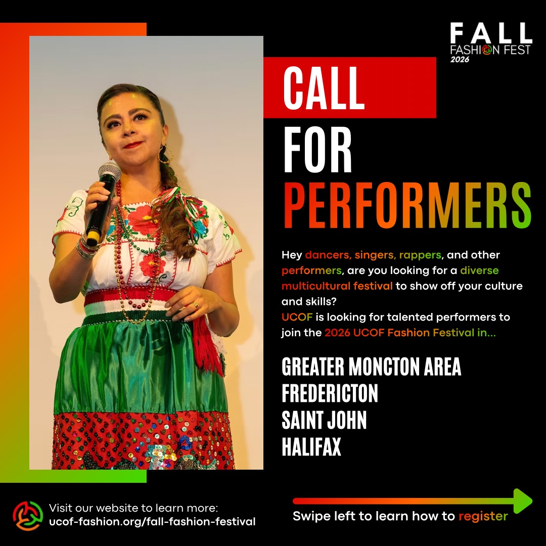 🎤 Calling All Performers!
The UCOF Fall Fashion Show is more than a runway—it’s a celebration of culture, creativity, and artistic expression. We’re looking for talented singers, dancers, spoken word artists, musicians, and performers of all kinds to bring the stage to life!
🔗Ready to showcase your talent in front of a vibrant and diverse audience? Head to our website to learn more and sign up. (link in bio).
Know any performers in Atlantic Canada who should join this celebration of culture and creativity? Tag them below!
#ucof2026 #explore #performercall #ucoffallfestival2026 #ucofcanada