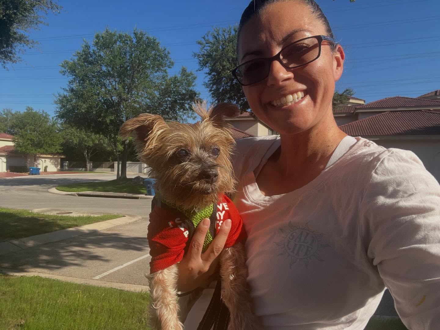 Every pawdy, meet Myles! This little patooter is just an easy going old man just happy to be carried and waited on. His wittle tongue, y'all! π
.
#rubyredspetcare #veteranowned #professionalpetsitter #seniordog #stoneoaksanantonio