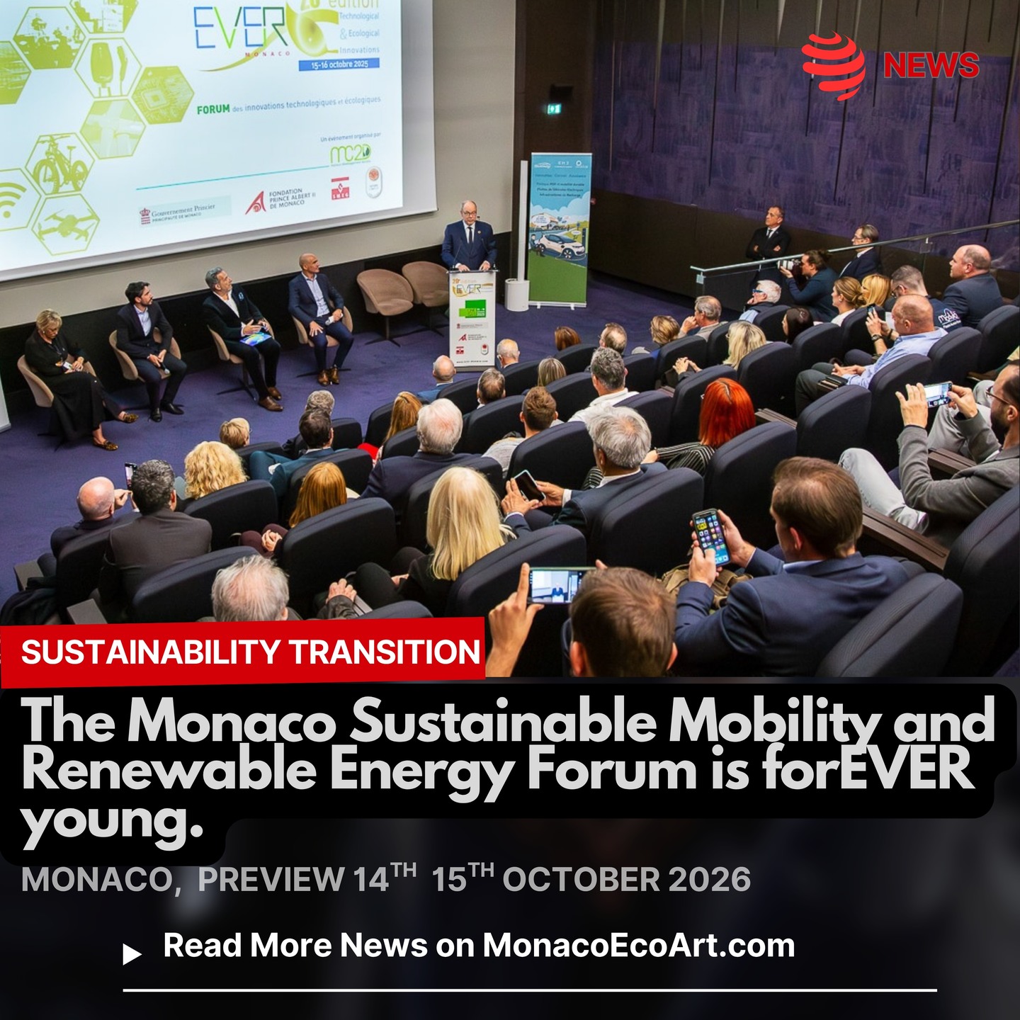✒🇲🇨 MONACŒCOART®
🚗🚤🚁♻️SUSTAINABILITY TRANSITION
🇬🇧🇺🇸 The Sustainable Mobility and Renewable Energy Forum is forEVER young.
🇫🇷 Le Forum de la Mobilité Durable et des Énergies Renouvelables est forEVER young.
🇮🇹 Il Forum sulla Mobilità Sostenibile e le Energie Rinnovabili è per forEVER young.
🇪🇸 El Foro de Movilidad Sostenible y Energías Renovables es forEVER young.
Read the full text of the article at: www.monacoecoart.com
#sustainability #future #energy #technology #efficiency #mobility #yachting #startup #transition #green #renewables #policy #solution #netzero #clean #institution #project #vehicle #aviation #expert #entrepreneur #lowcarbonfootprint 📸 © @evermonaco @smegmonaco @fondationprincealbert2 @gvt_monaco - Contents and Layout: © MonacoEcoArt.com