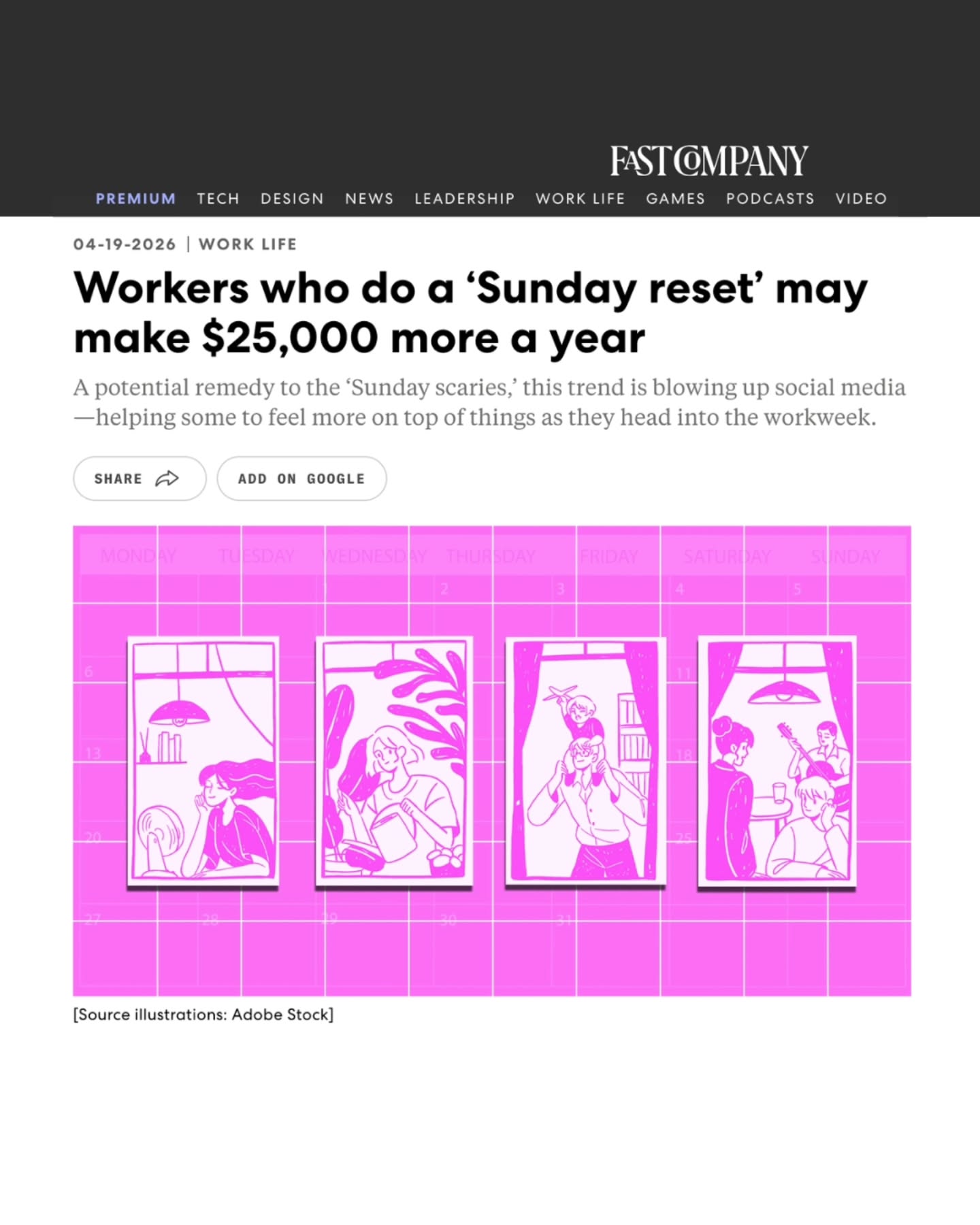 @lisanebasquiat Your Sunday reset isn’t the start of your workweek. It’s the pause between the week you just showed up for, and the one you’re about to conquer.
I was honored to share my perspective on this with Fast Company @fastcompany, and I’m so grateful to writer Eve Upton-Clark @eveuptonclark for weaving it into such a thoughtful piece. 🩵
Asking yourself a few simple questions once a week versus several times a day helps you stop adding those decisions to an already busy day. For me, the questions are - What will I eat? What will I wear? When will I move? Who will I check in with? When will I sit and just be?
What daily questions can you handle on Sundays so you step into Monday having already chosen yourself first?
👉🏾 Full article linked in bio.
We’re currently running Your Past Is Your Present: Relationship Edition.
Comment “Relationship” below, and I’ll send you everything you need to know. 💙
#SundayReset #SundayScaries #MindsetShift #PersonalGrowth #FastCompany