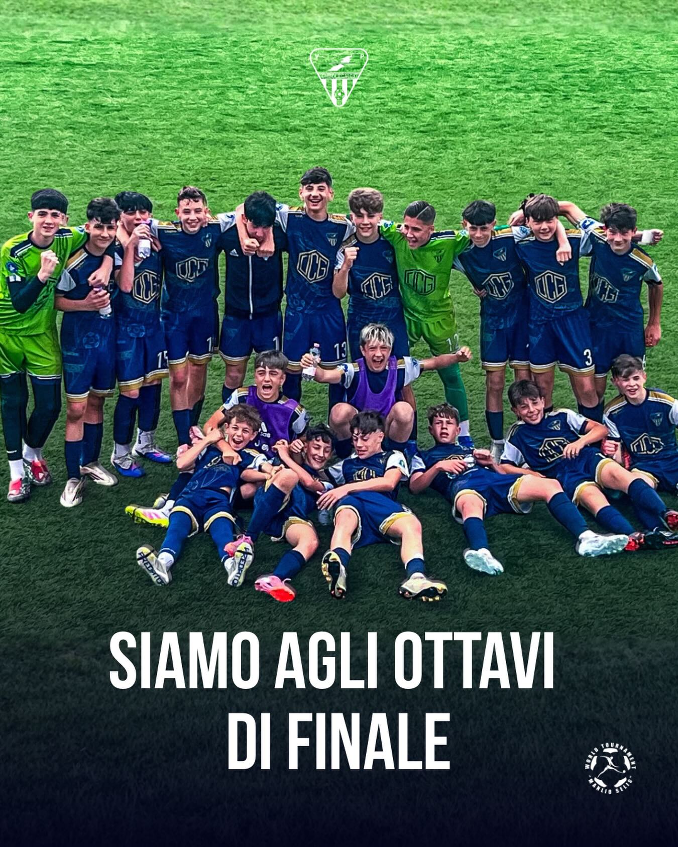 Siamo agli ottavi di finale!
Grandissima impresa della nostra categoria U14 al Torneo Mondiale Selis: i ragazzi guidati da Roberto Grasso vincono il girone e accedono agli ottavi di finale. Decisiva la vittoria contro il Paris Saint-Germain nello scontro diretto.
Il Chisola è l’unica squadra dilettantistica a superare il turno.
#wearechisola #chisolayouth