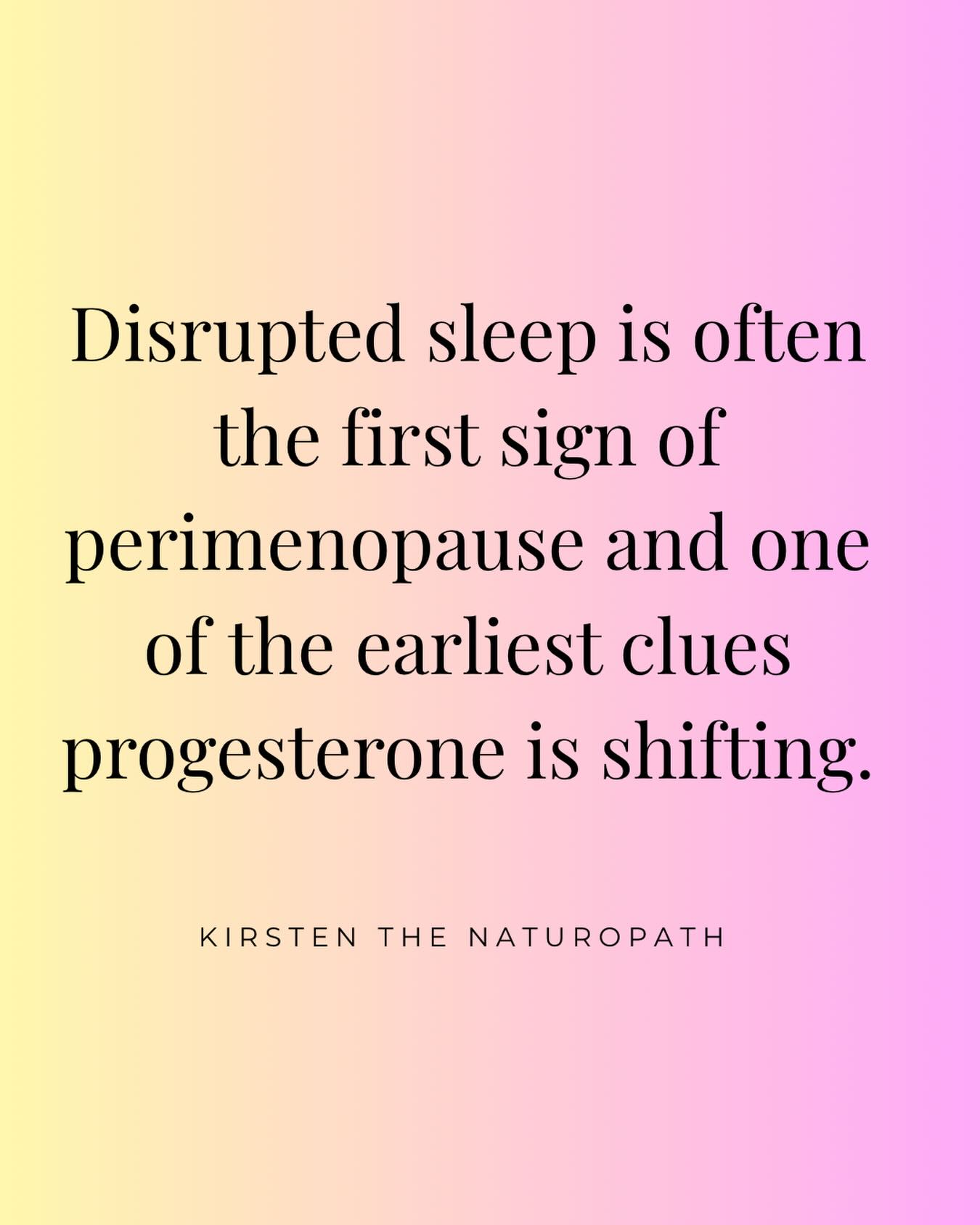 Sleep is often the first sign of perimenopause it’s your body whispering that progesterone is starting to drop.
And when progesterone shifts, everything feels it.
Progesterone is your calming, grounding hormone it supports deep sleep, soothes the nervous system, and helps you switch off at night. As levels decline, women often notice:
Waking between 1–3am
Light, restless sleep
Increased anxiety or a “wired but tired” feeling
Difficulty falling back asleep
But here’s the key it’s not just hormones, it’s how your whole system is responding.
This is your early signal to:
Support your nervous system (stress is a huge progesterone thief)
Stabilise blood sugar (night waking is often linked)
Nourish with key nutrients
Rebuild your sleep rhythm with consistent routines
Reduce stimulants (caffeine, alcohol) that worsen the imbalance
Because if you ignore it, it doesn’t just stay as “bad sleep” it can cascade into weight gain, mood changes, and burnout.
But if you listen early, this is one of the easiest stages to support and rebalance naturally.