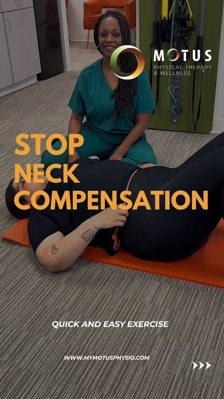If your shoulders or upper traps take over every time you move… your neck is probably overworking too.
This exercise helps you turn OFF neck compensation and activate the right muscles so you can move without tension or pain.
✔️ Improves muscle control
✔️ Reduces neck tightness
✔️ Builds proper movement patterns
Small correction, big difference.
Save this for your next workout and feel the change 💪
📲 Ready to fix your movement? Book your session with us today.
- 832-548-4415
- Info@mymotusphysio.com
- www.mymotusphysio.com