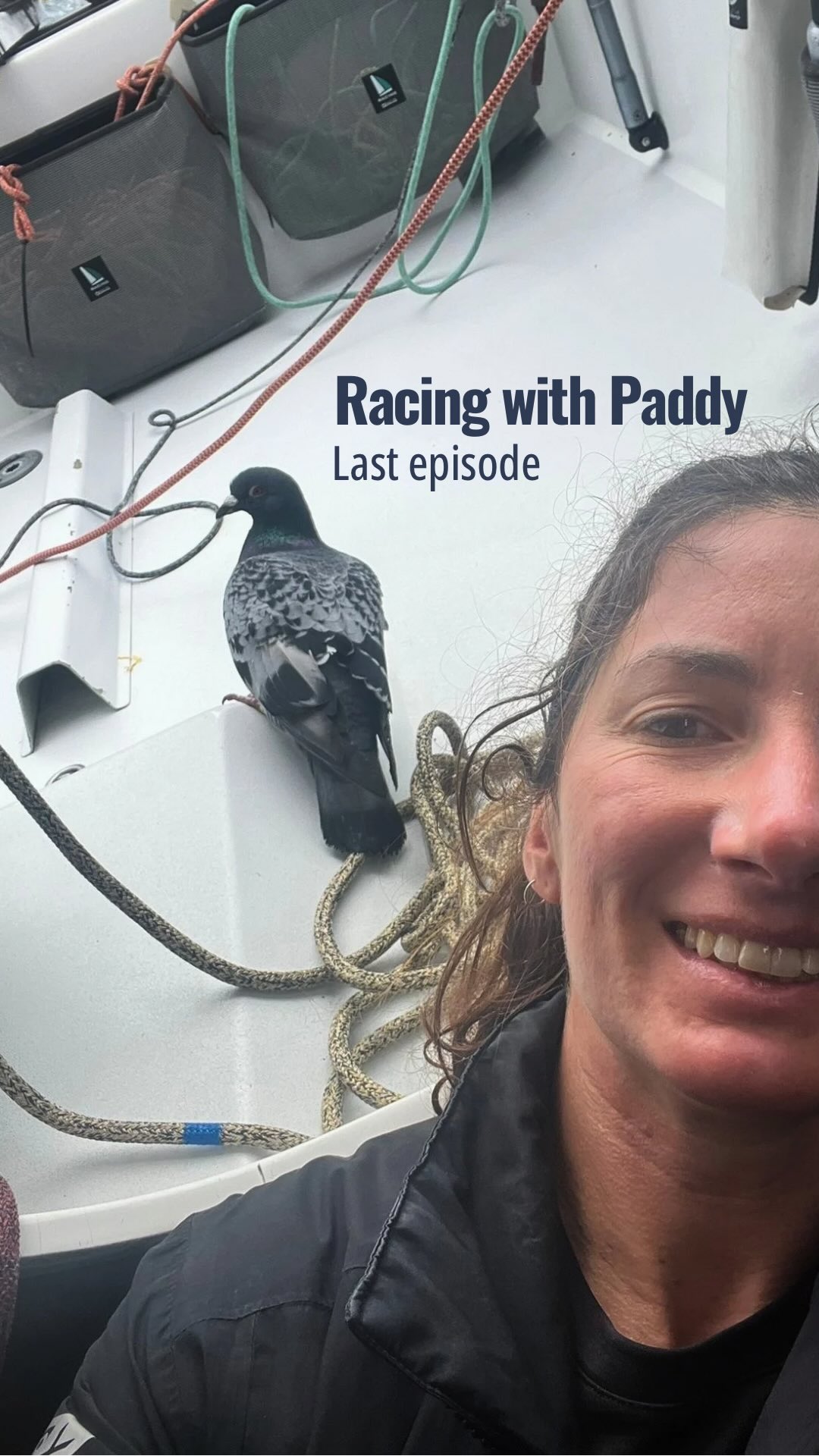 Me and Paddy crossed the finish line together. Aft…