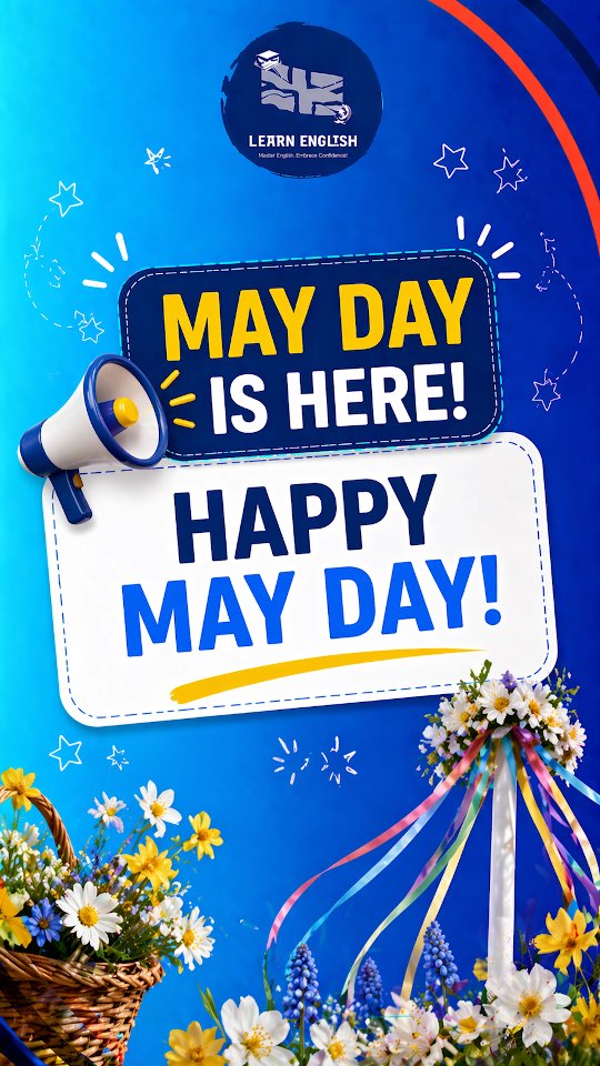 #happy_may_day💐 from #LearnEnglishDXB #mayday #studywithus✍️ #englishlearning