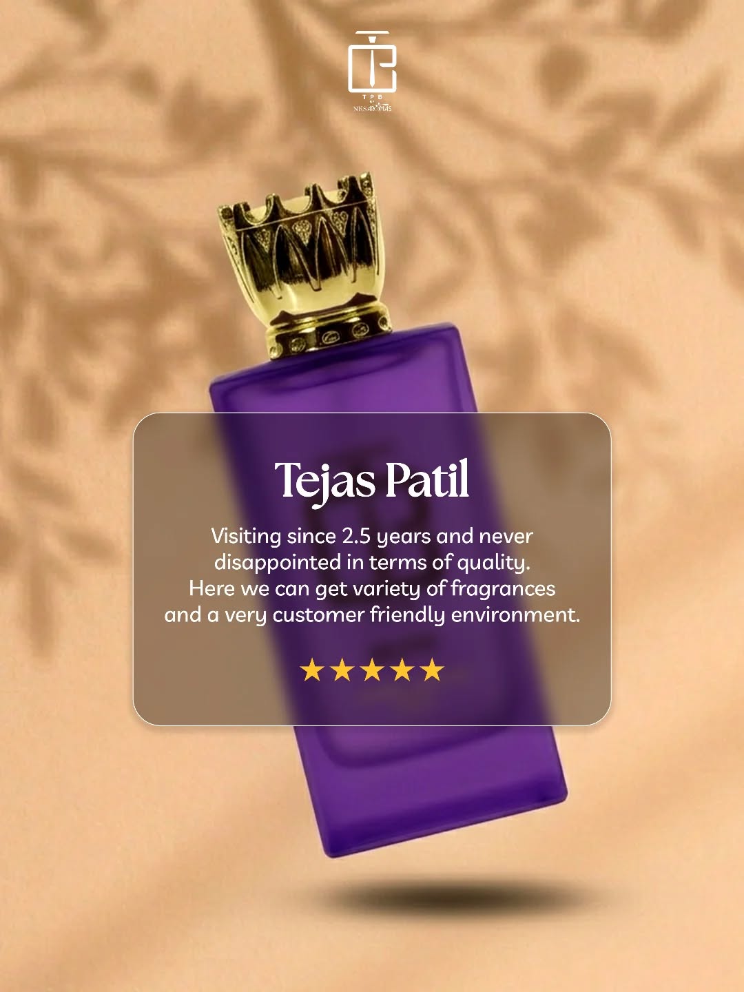 Consistency is the hallmark of a true signature. 💜 We are honored to have been a part of Tejas’s fragrance journey for over two years, delivering the variety and uncompromising quality he trusts. Whether you are looking for a bold new arrival or a reliable classic, we are here to ensure your experience is as friendly as it is aromatic.
Visit us at Seasons Mall, Kumar Pacific, or Ravivar Peth, or shop the full collection at theperfumebars.in! 🛍️📍
#ThePerfumeBar #PuneFragrance #CustomerReview #SignatureScent #ScentJourney
The Perfume Bar Reviews, Pune Luxury Perfume, The Perfume Bar Online, Long Lasting Fragrance, Best Fragrance Store Pune.